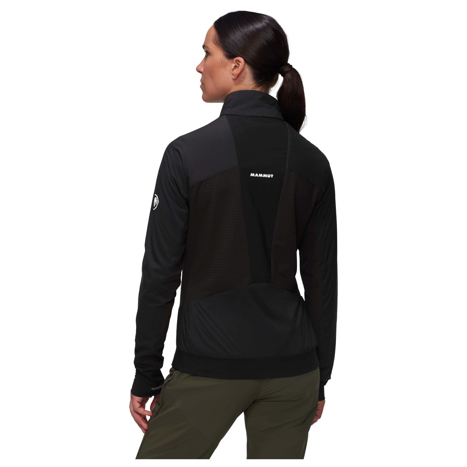 Chaqueta de fibra sintética de mujer AENERGY HYBRID Mammut - Negro Negro-3