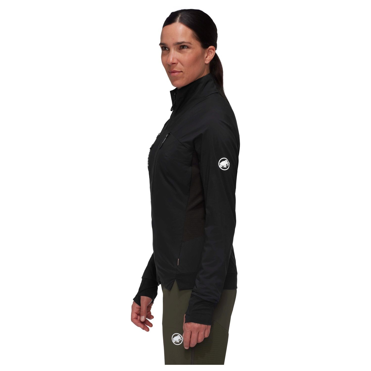 Chaqueta de fibra sintética de mujer AENERGY HYBRID Mammut - Negro Negro-5