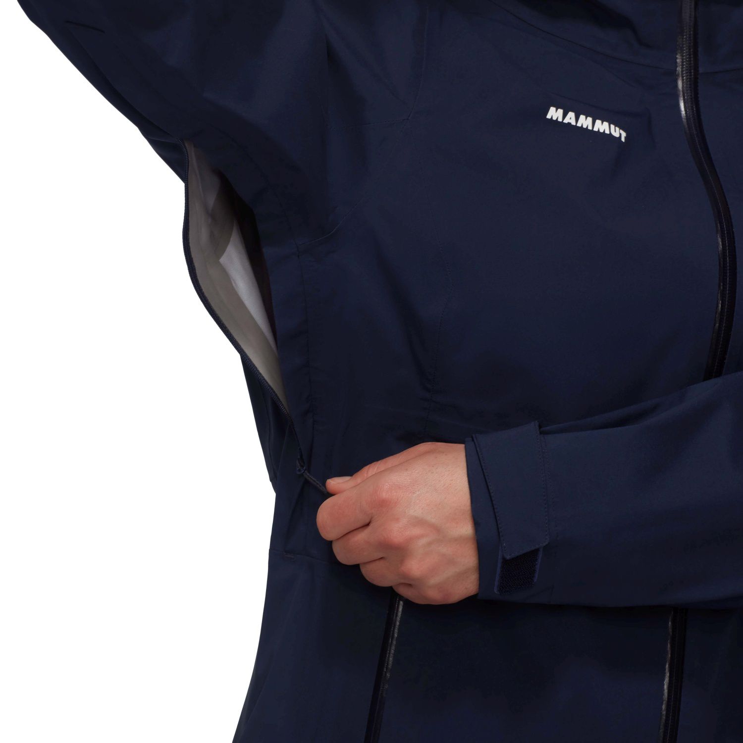 Chaqueta de montaña de mujer LINARD GUIDE impermeable Mammut - Azul marino Azul marino-8