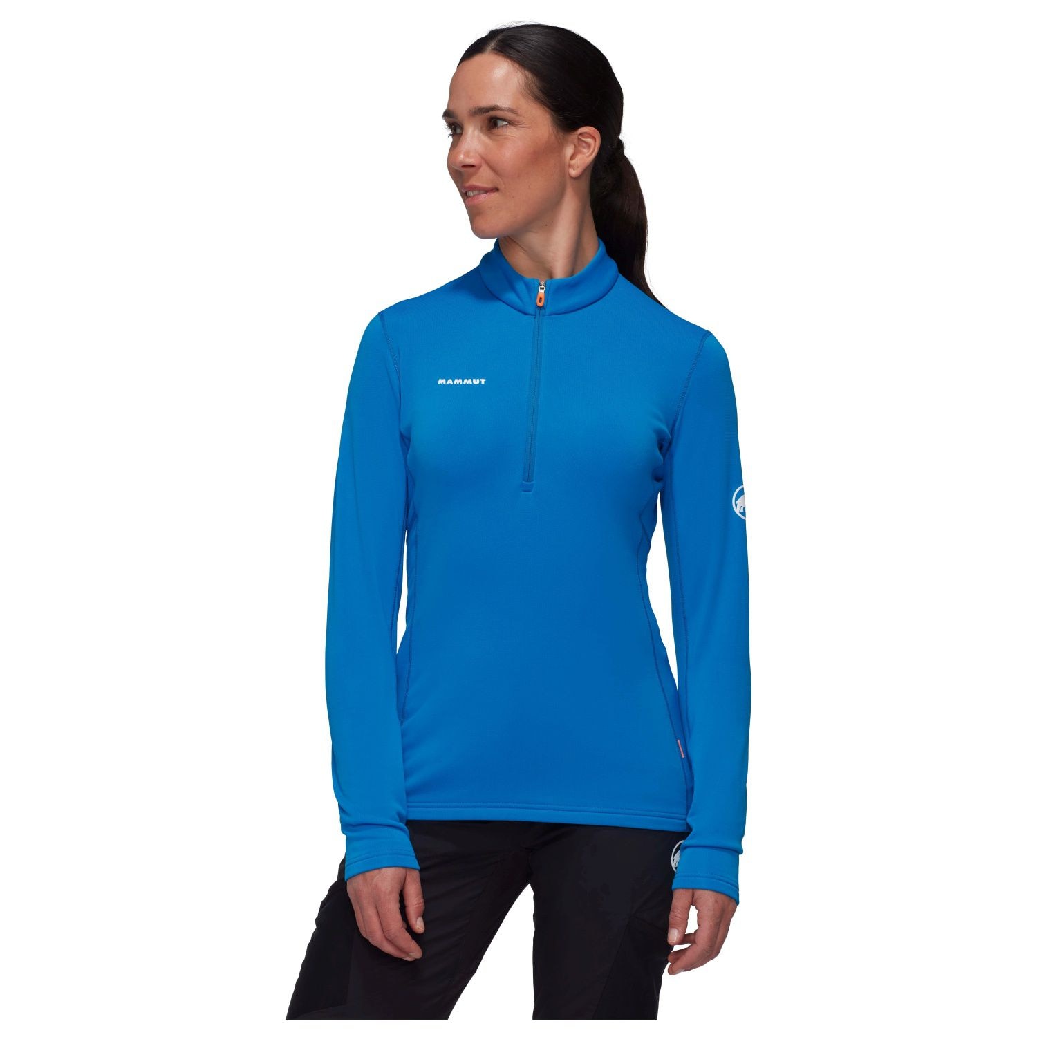 Jersey de montaña de mujer AENERGY HALF ZIP Mammut - Azul Azul-1