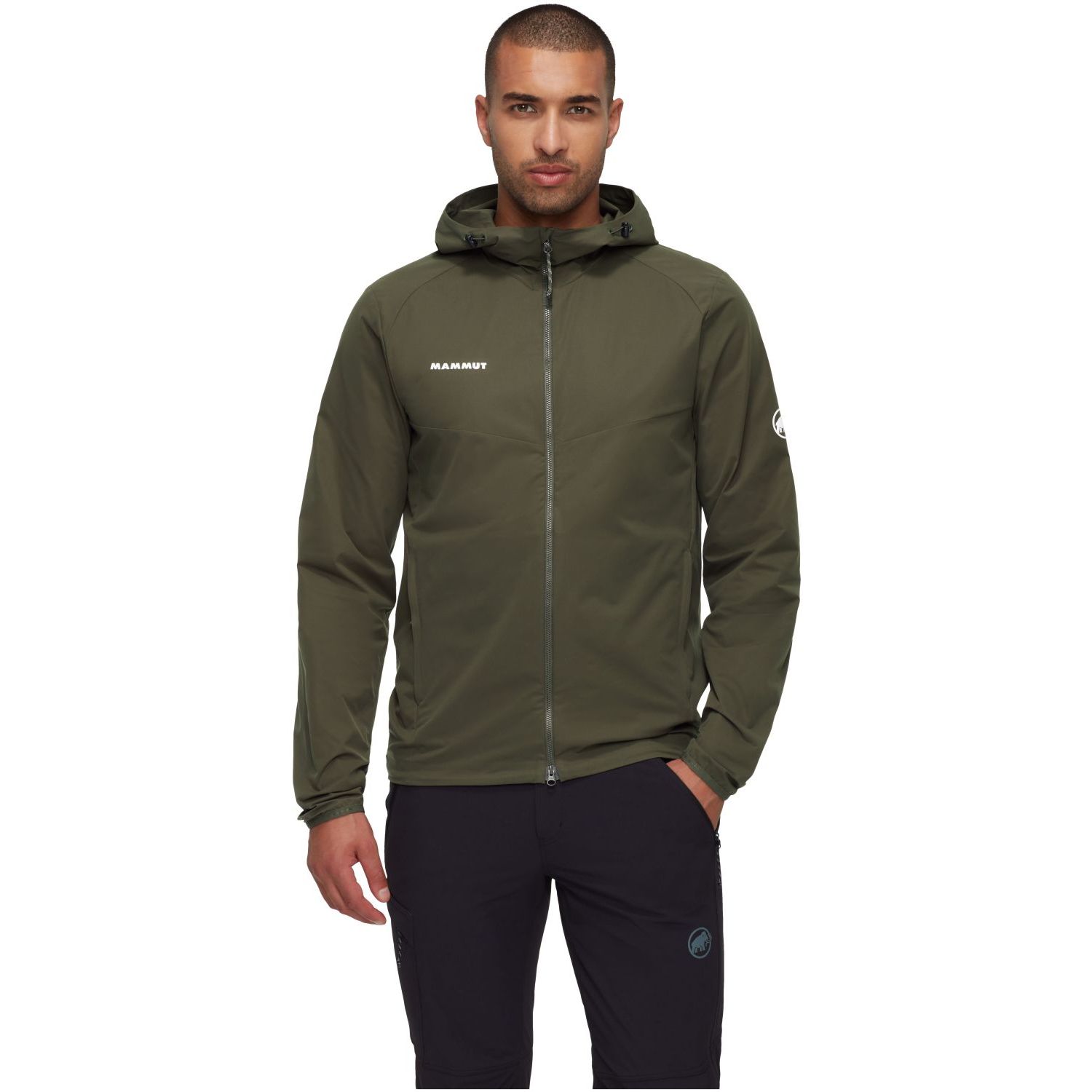 Mammut Chaqueta de montaña de hombre GRANITE cortavientos Negro