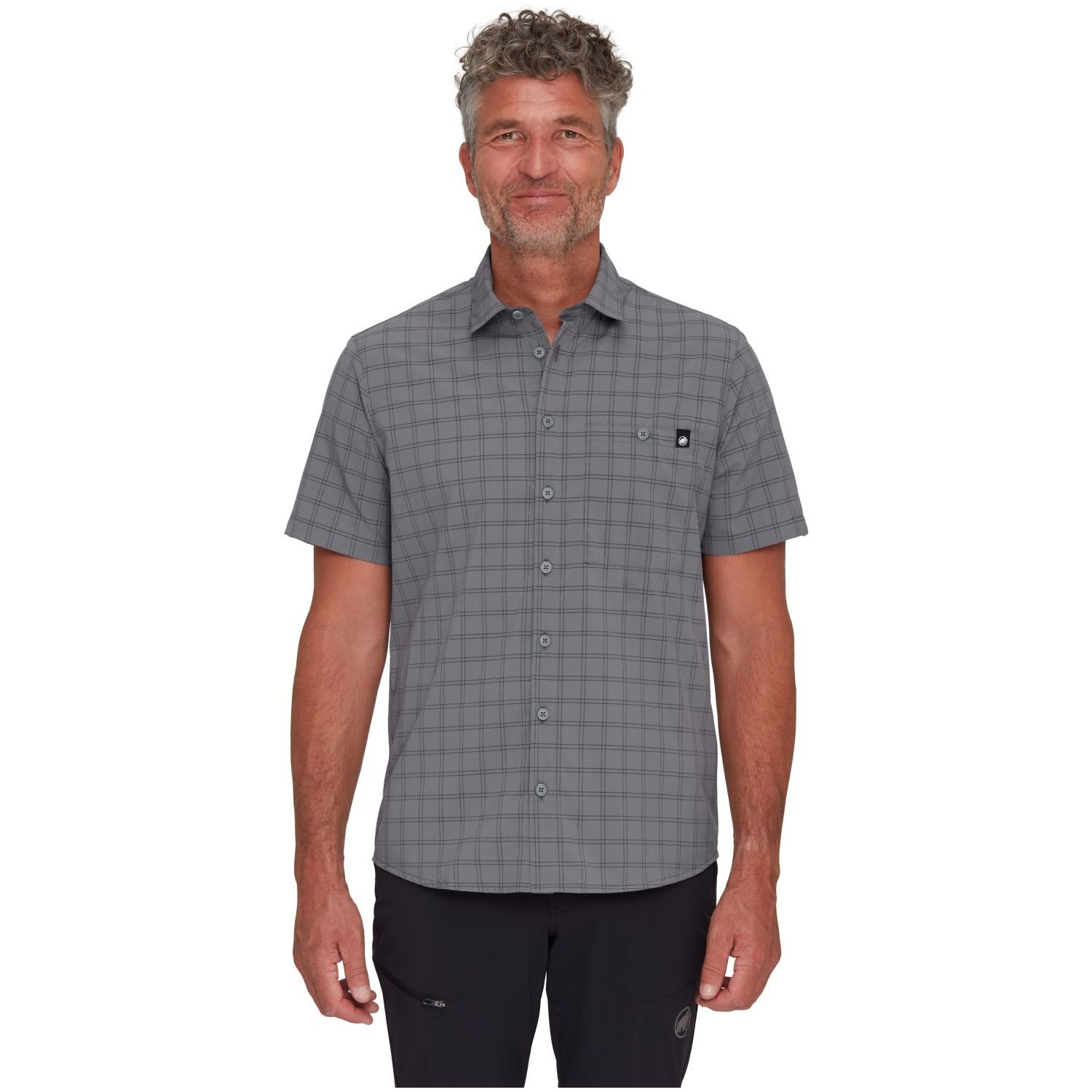 Mammut Camisa de montaña de hombre LENNI Gris ceniza