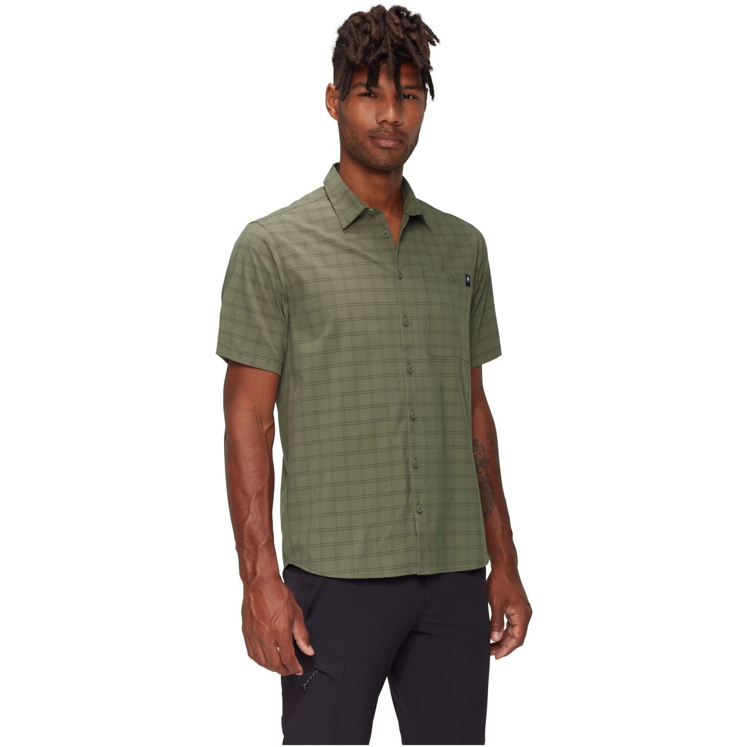 Mammut Camisa de montaña de hombre LENNI Azul marino