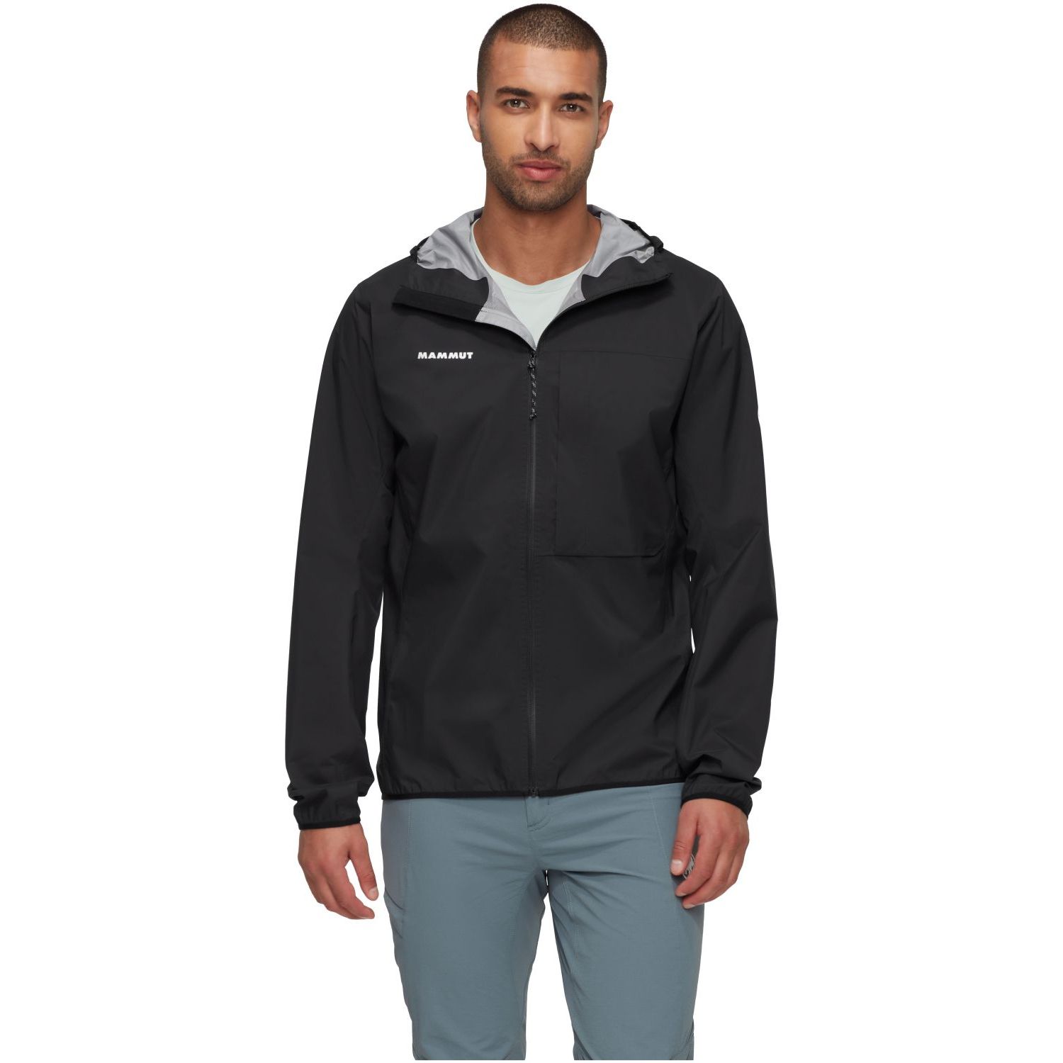 Mammut Chaqueta de montaña de hombre DUCAN LIGHT impermeable Negro