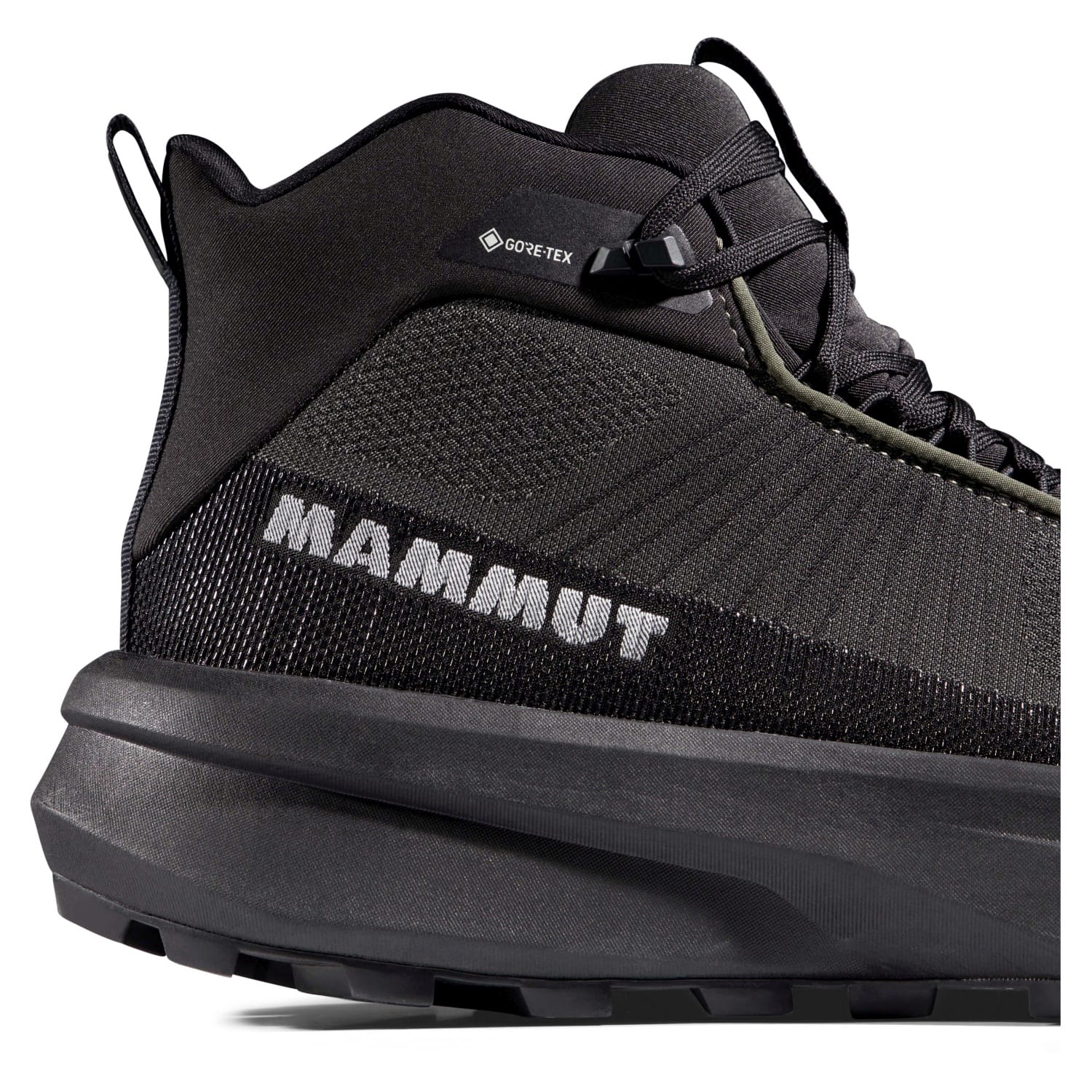 Botas de montaña de hombre AENERGY MTN MID Gore-Tex Mammut - Negro / Verde Negro / Verde-3