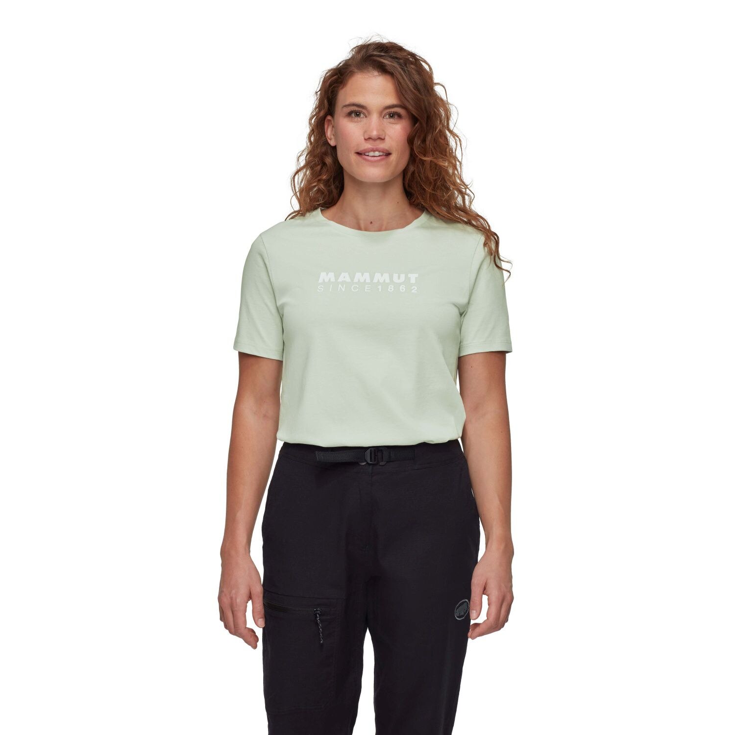 Camiseta de mujer CORE LOGO Mammut - Gris claro Gris claro-2