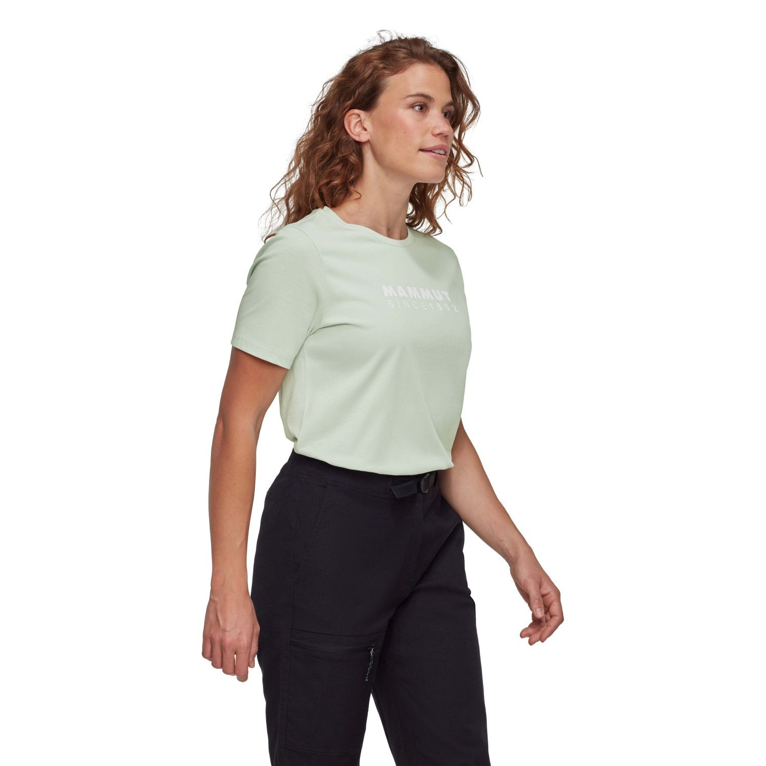 Camiseta de mujer CORE LOGO Mammut - Gris claro Gris claro-3