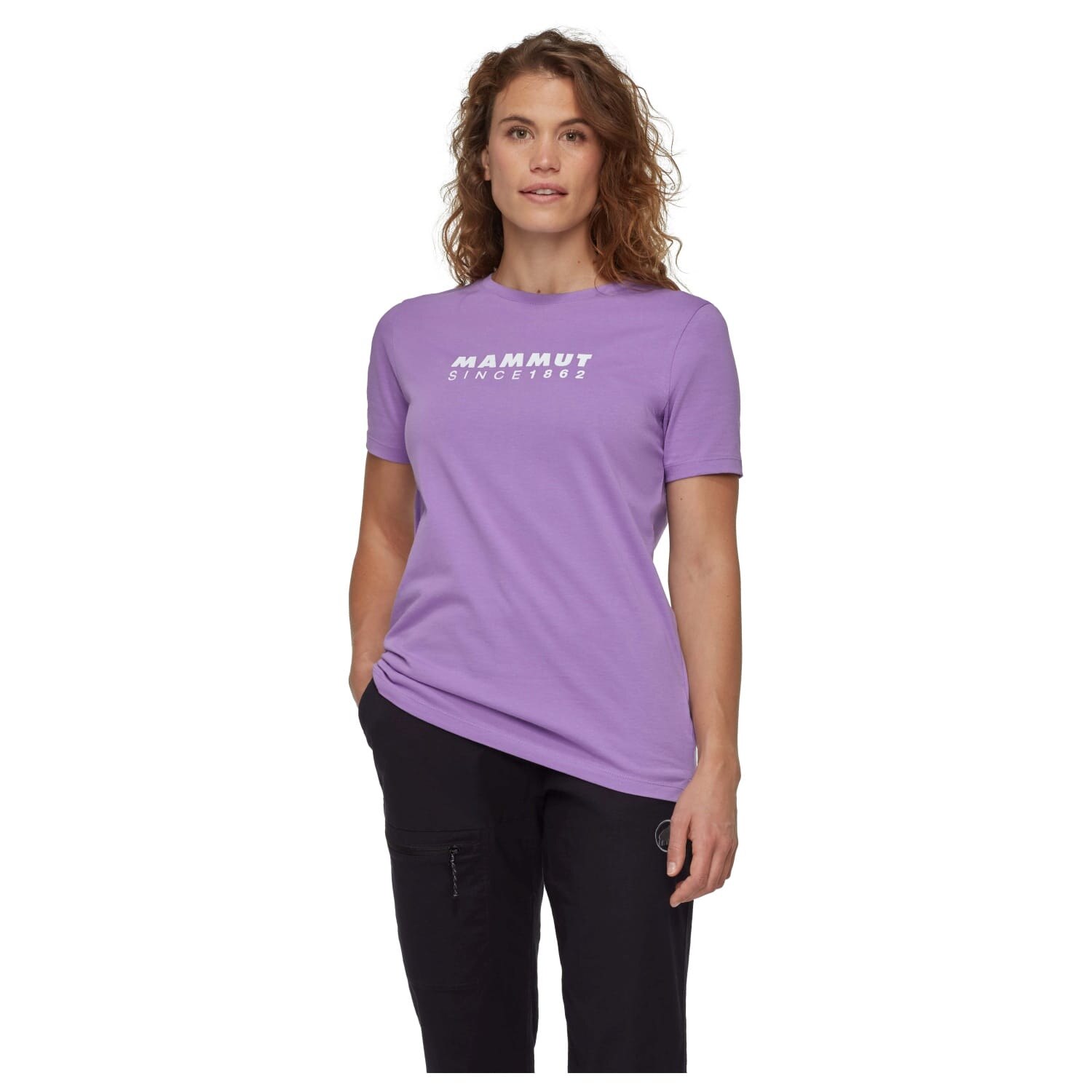 Camiseta de mujer CORE LOGO Mammut - Lila Lila-3