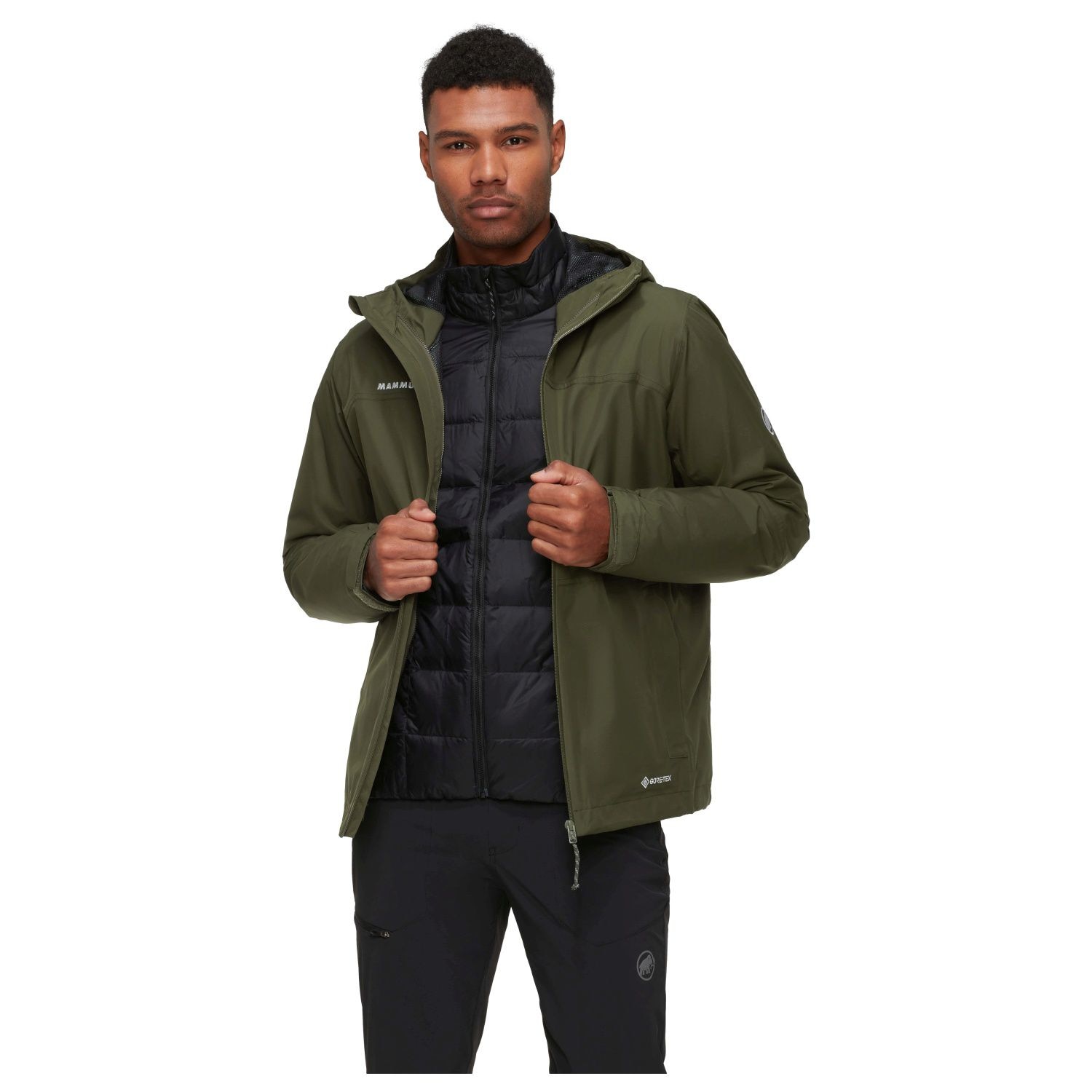 Imagen 0 de Chaqueta de montaña de hombre TREELINE 3 IN 1 desmontable Mammut Negro