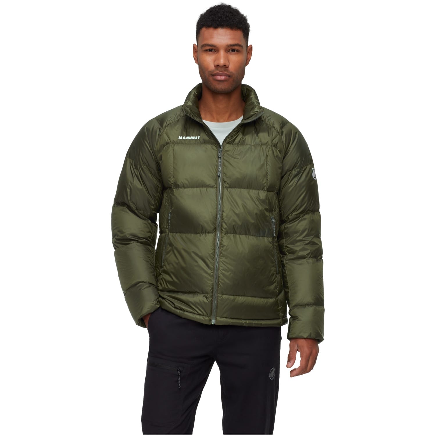 Mammut Chaqueta de pluma de hombre GLACIER GLOW Verde oscuro