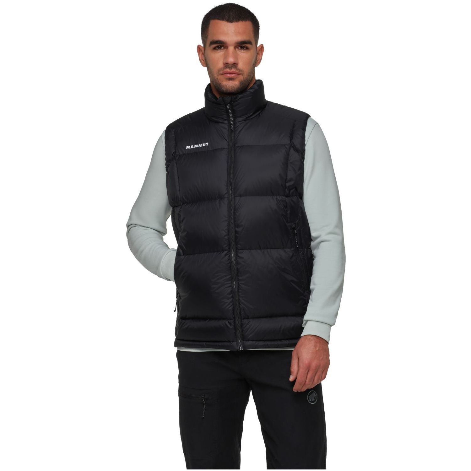 Mammut Chaleco de montaña de hombre GLACIER GLOW Negro