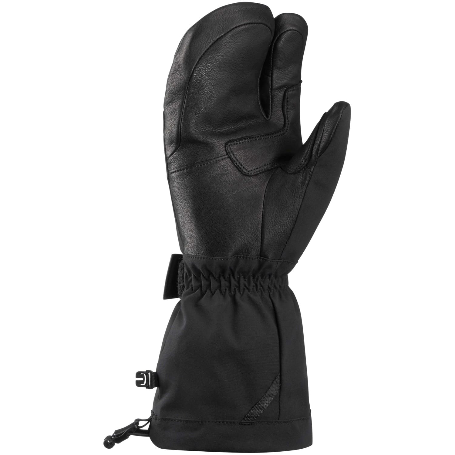 Guantes de montaña unisex EIGER NORDWAND WARM 3-FINGER Mammut Negro Negro-2