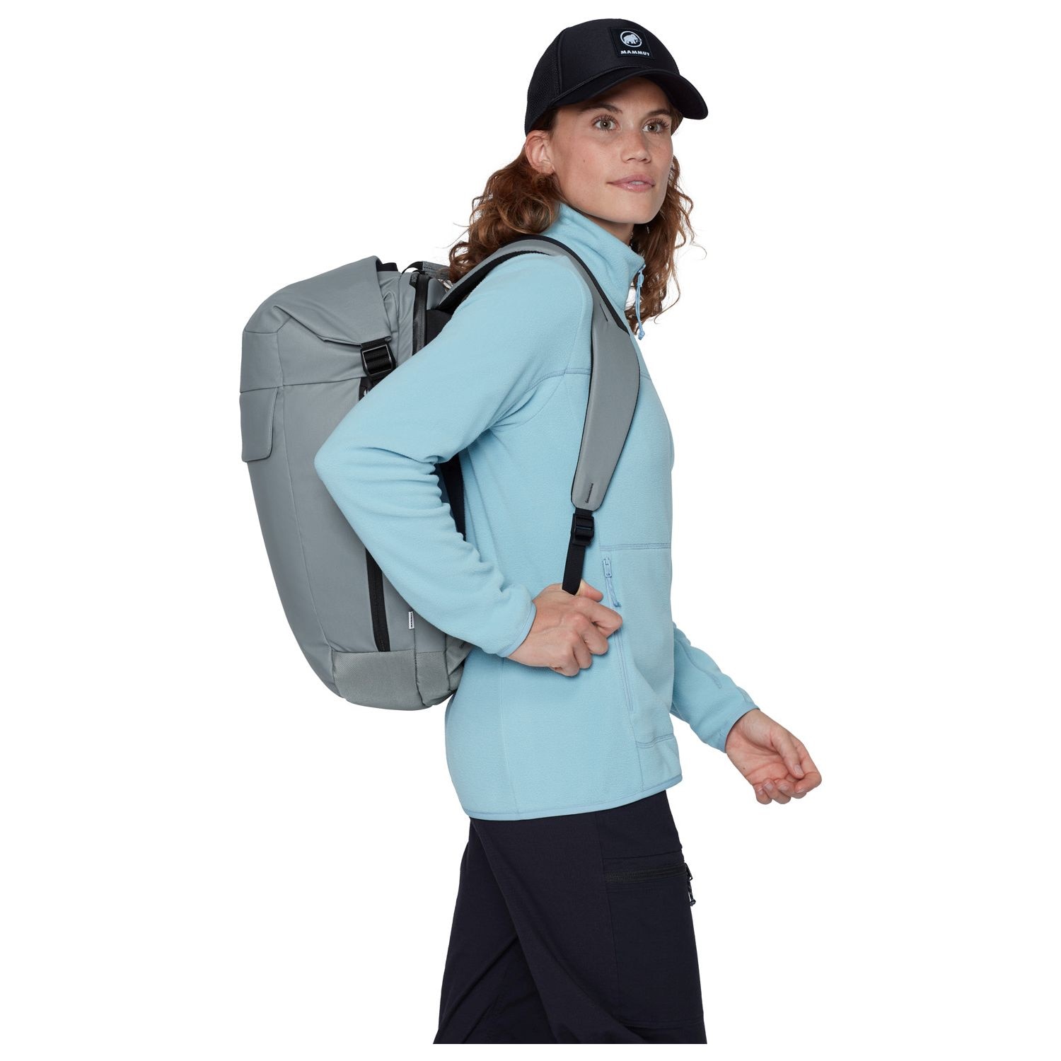 Mochila urbana SEON COURIER 20 L Mammut - Gris Gris ceniza-7