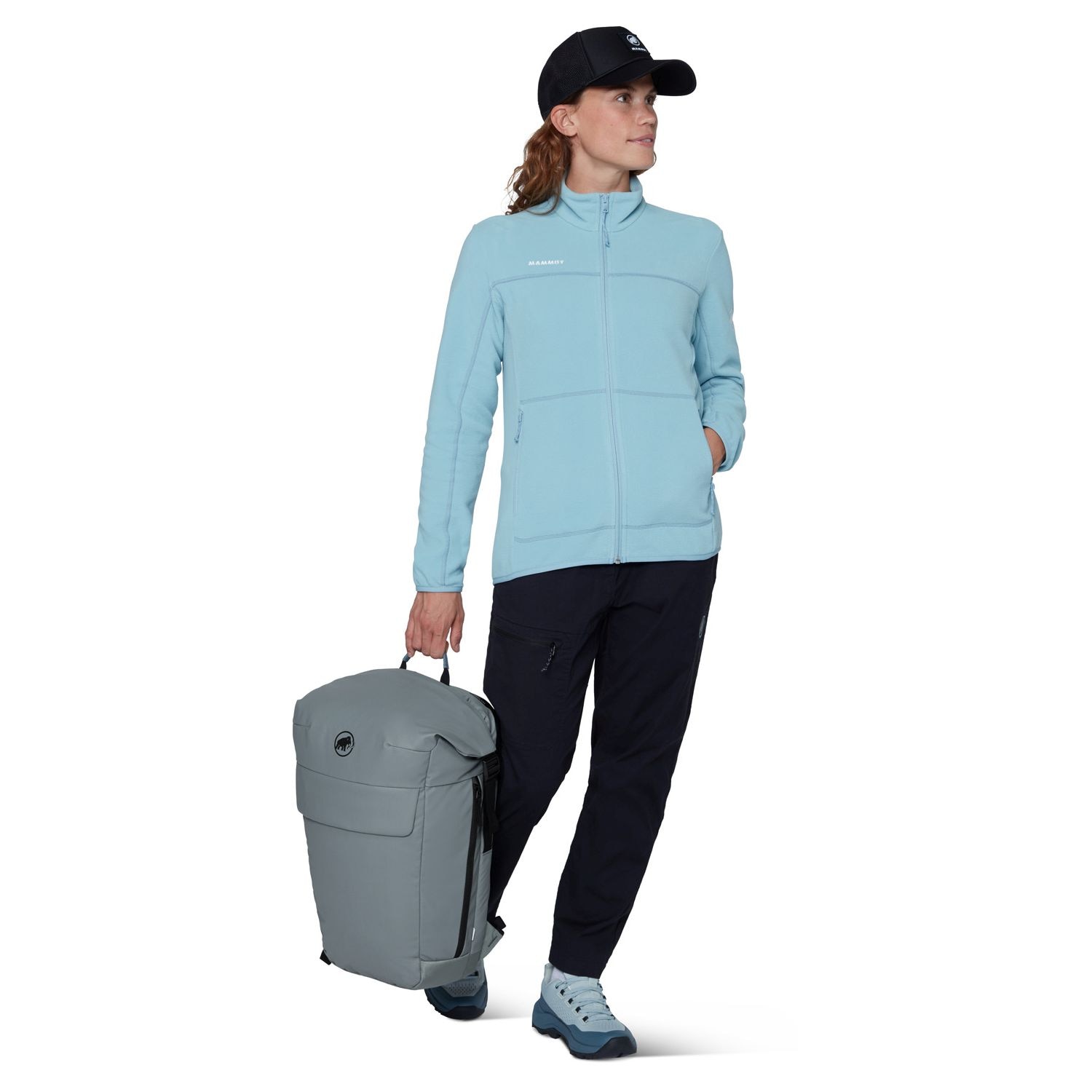 Mochila urbana SEON COURIER 20 L Mammut - Gris Gris ceniza-8