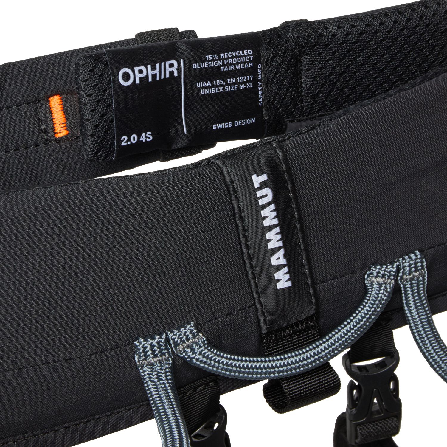 Arnés de escalada unisex OPHIR 4 SLIDE 2.0 Mammut - Negro Negro-3