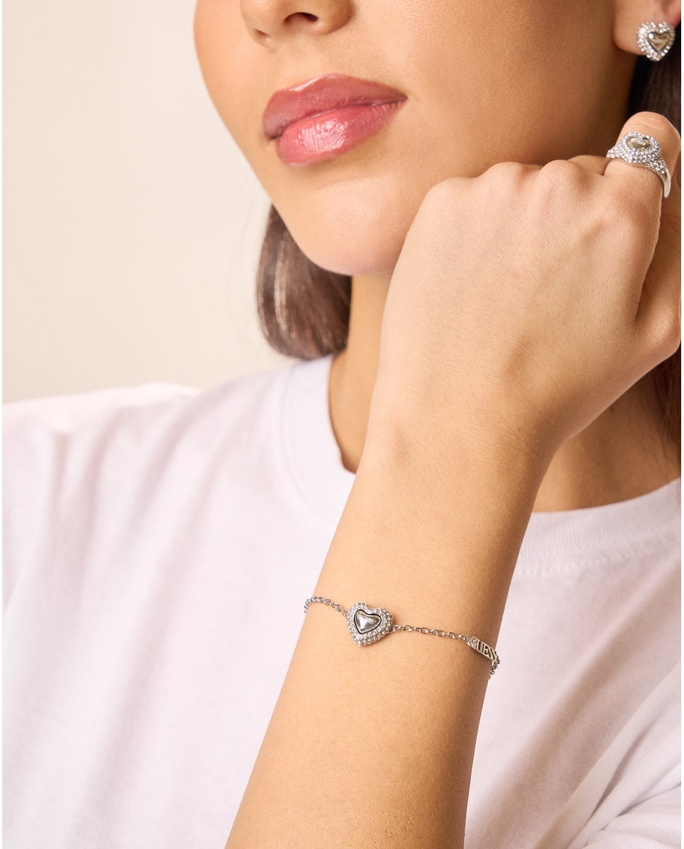 Pulsera Beloved de acero plateada · Guess · El Corte Inglés