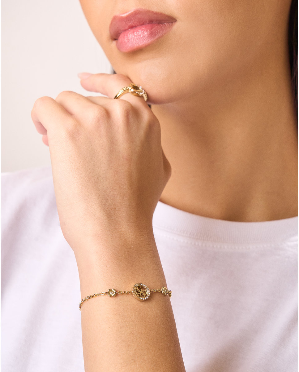 Pulsera 4 love de acero dorada - Guess - Oro Oro-2
