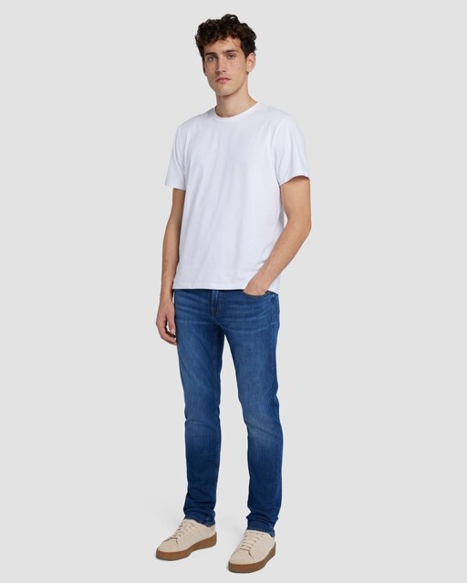Imagen 0 de Vaquero de hombre slim en color azul marino