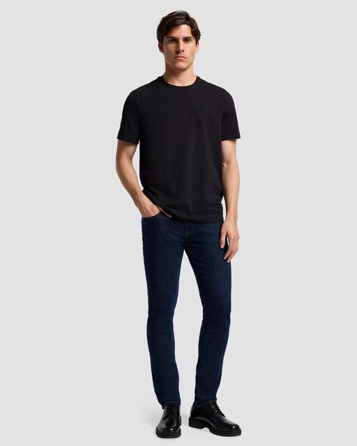 Imagen 0 de Vaquero de hombre slim en color azul marino
