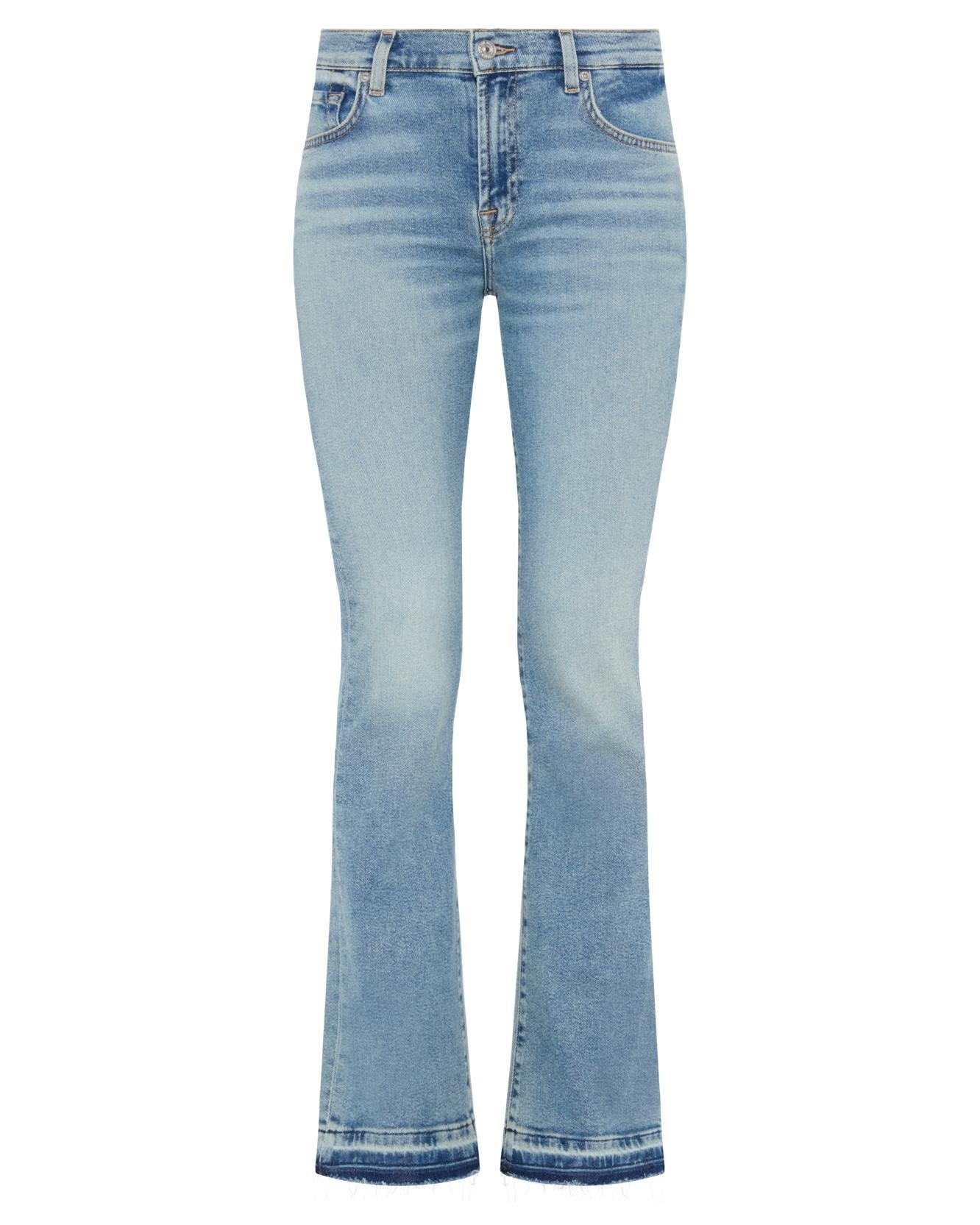 Vaquero campana de mujer bootcut de tiro medio - 7 For all mankind - Azul claro Azul claro-6