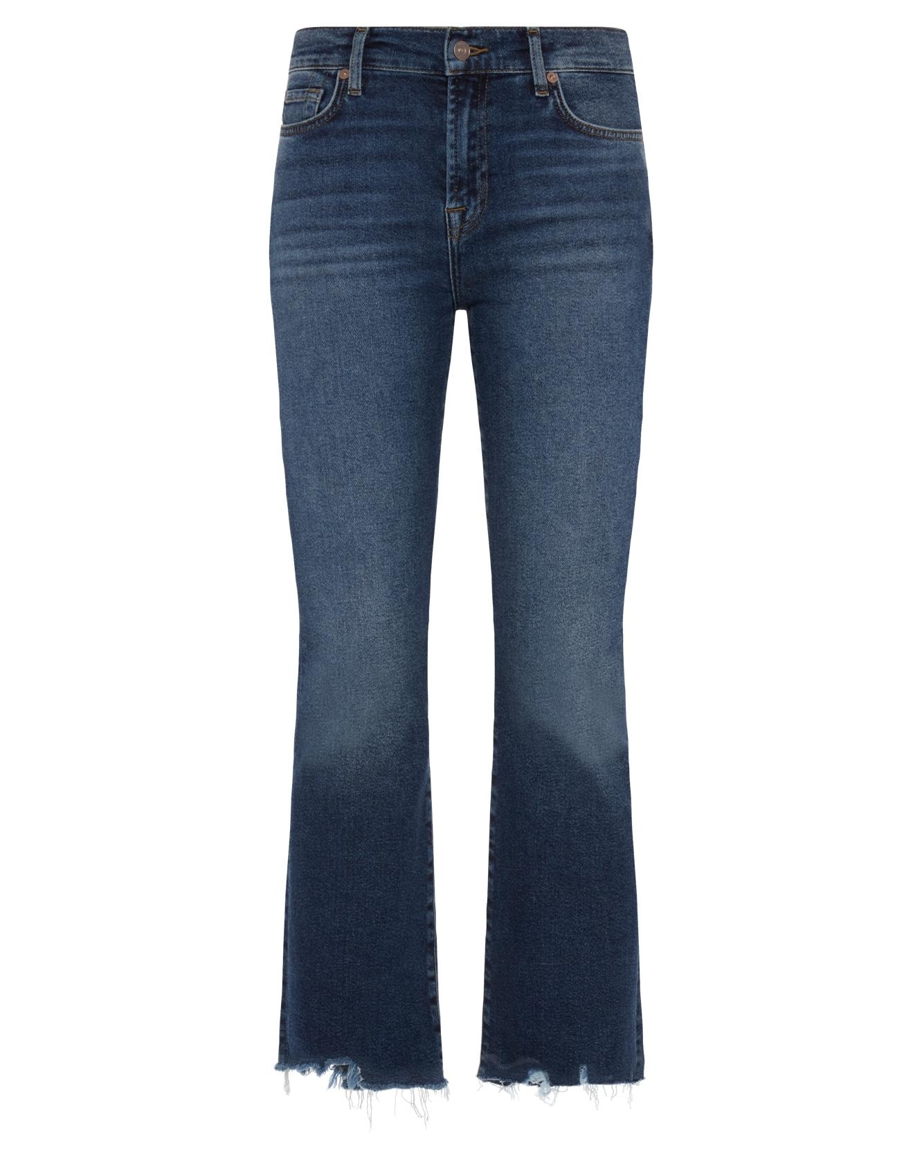 Vaquero campana de mujer daisy ankle boot de tiro medio - 7 For all mankind - Azul marino Azul marino-6