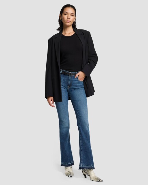 Imagen 0 de Vaquero campana de mujer bootcut de tiro medio