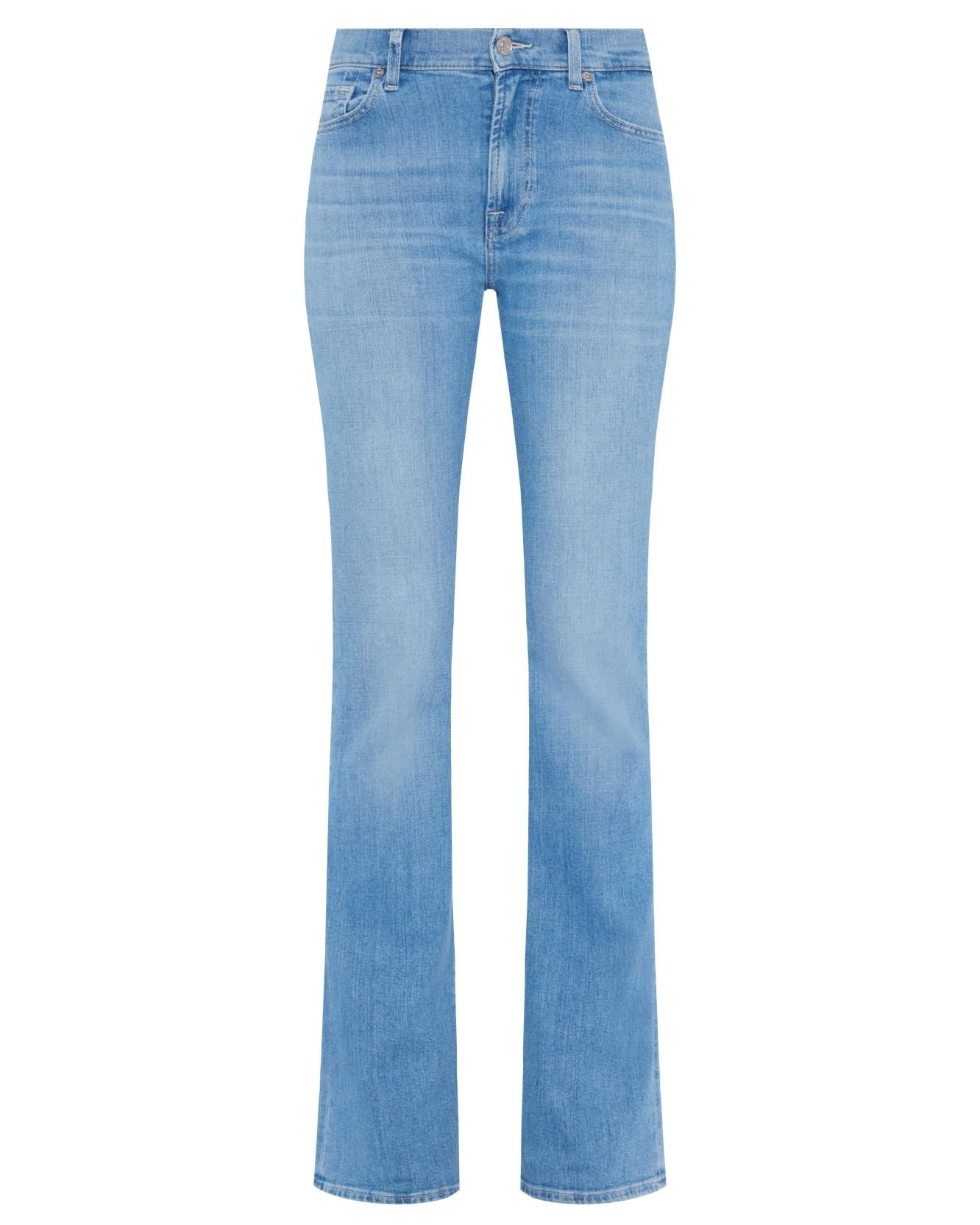 Vaquero campana de mujer bootcut de tiro medio - 7 For all mankind - Azul claro Azul claro-6