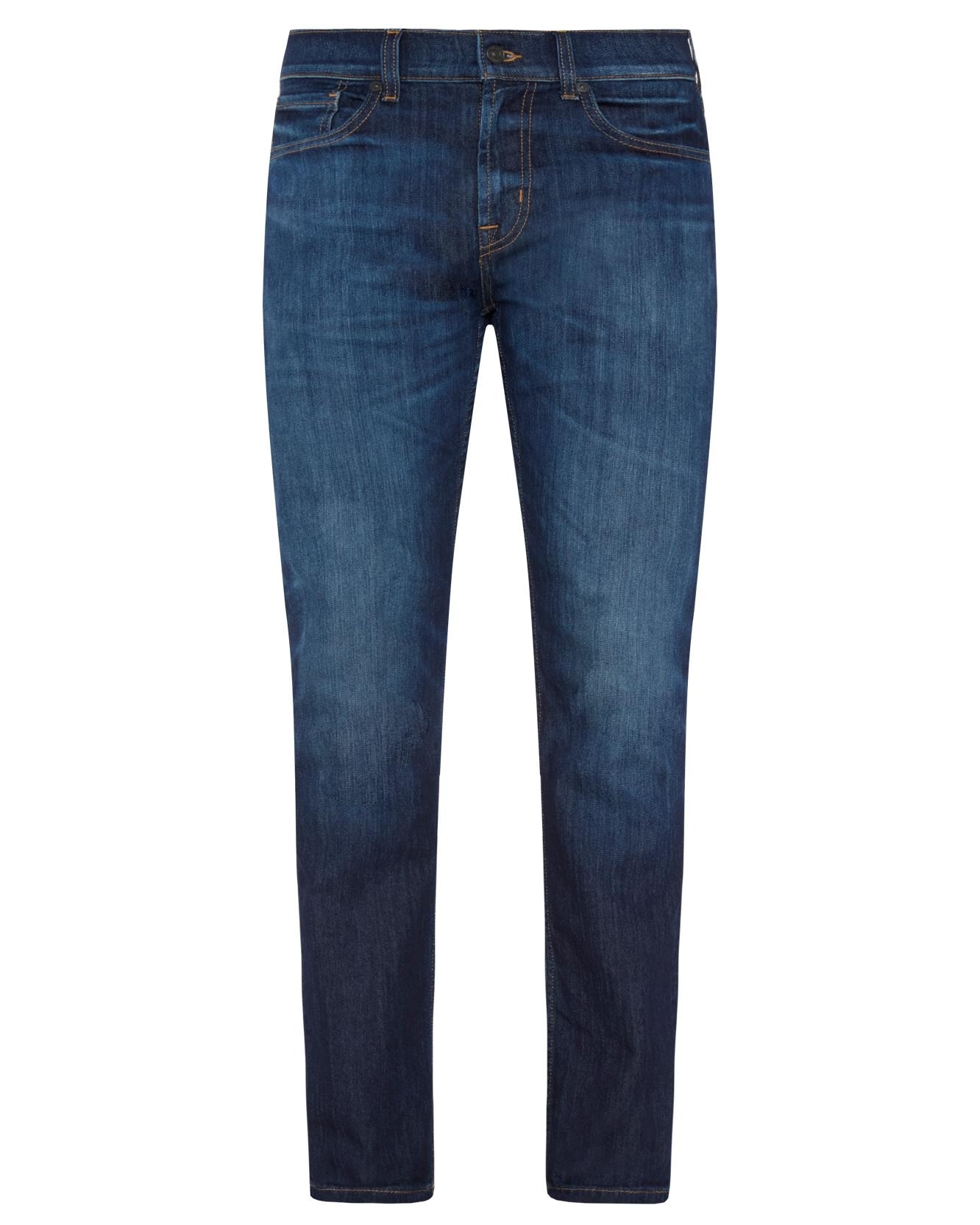 Imagen 6 de Vaqueros de hombre slim de tiro medio en color - 7 For all mankind - Azul marino Azul marino