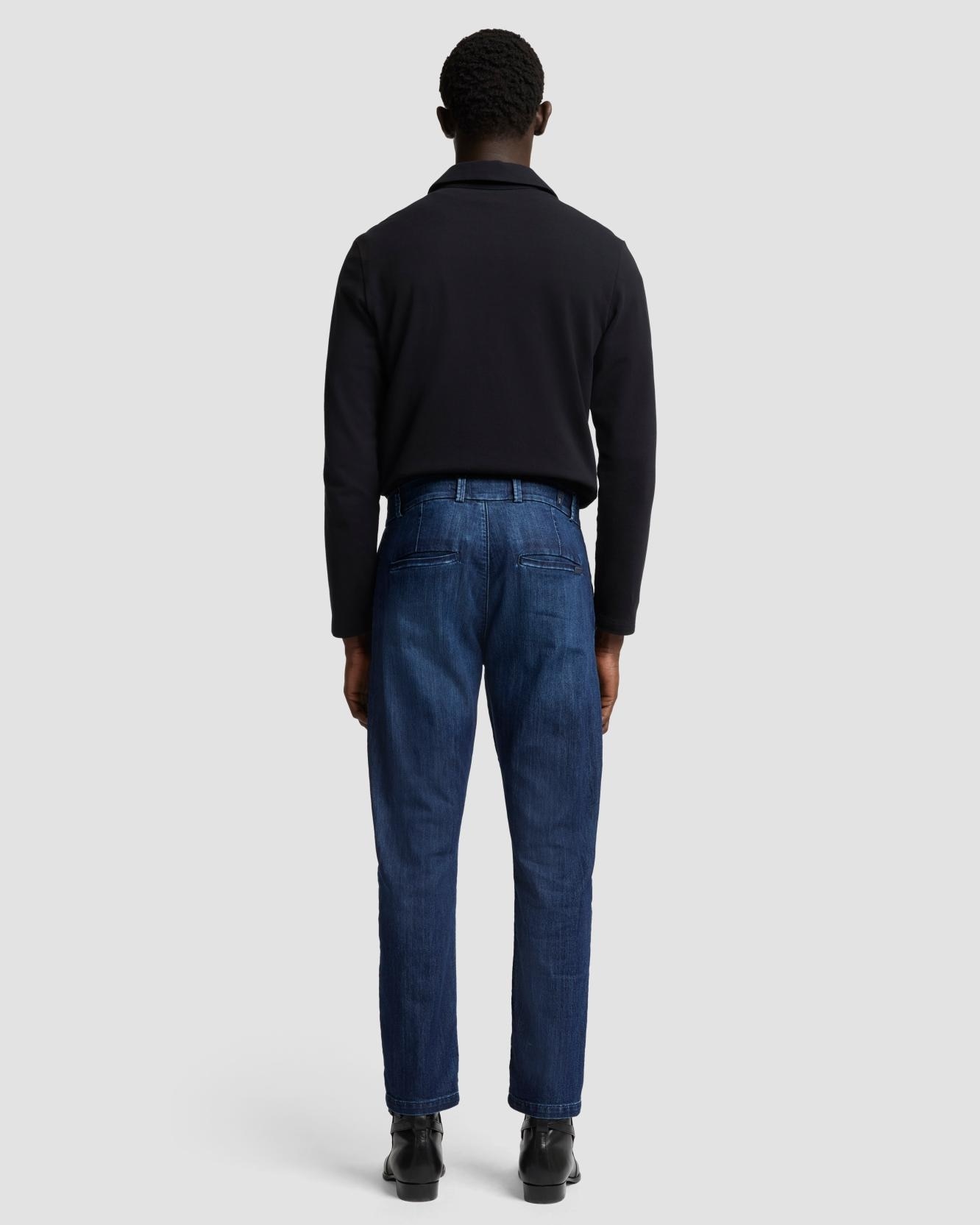 Imagen 4 de Vaqueros de hombre slim de tiro medio en color - 7 For all mankind - Azul marino Azul marino