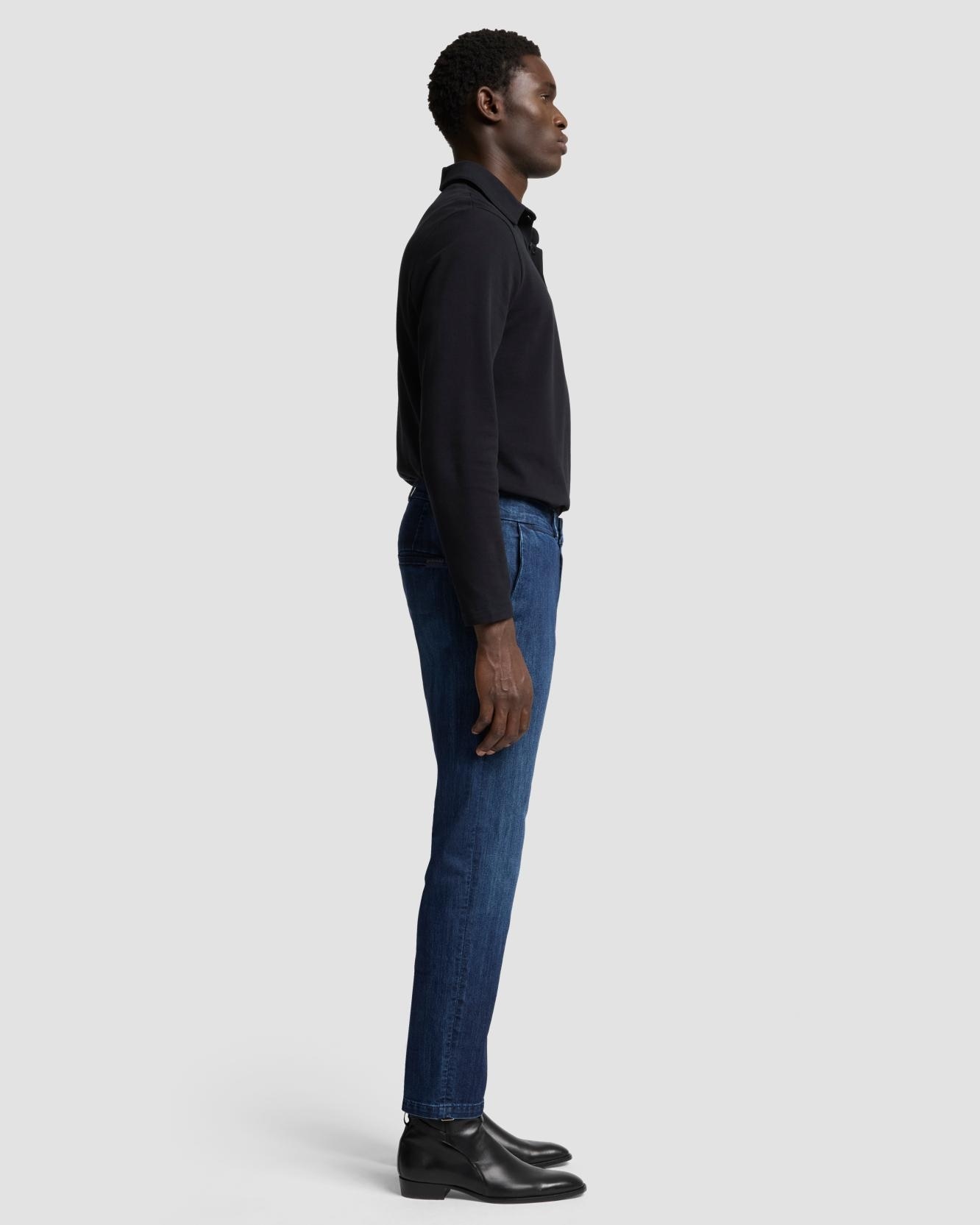 Imagen 5 de Vaqueros de hombre slim de tiro medio en color - 7 For all mankind - Azul marino Azul marino