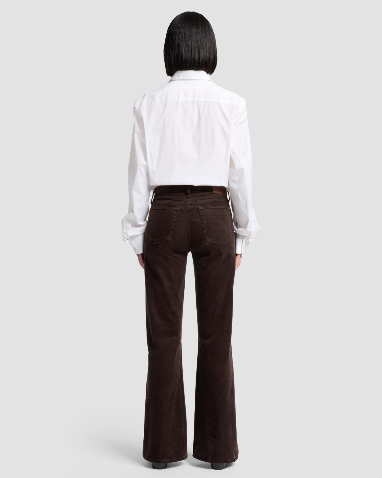 Vaqueros campana de mujer twisted dojo tailorless de tiro medio - 7 For all mankind - Marrón Marrón-3