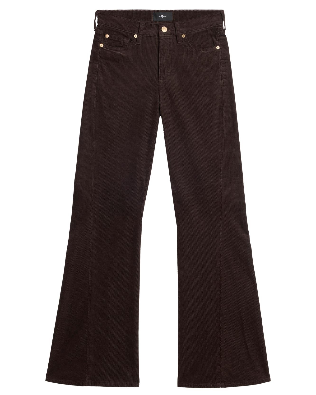 Vaqueros campana de mujer twisted dojo tailorless de tiro medio - 7 For all mankind - Marrón Marrón-6