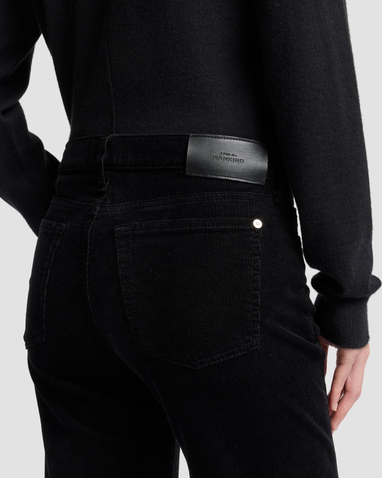Vaquero campana de mujer twisted dojo tailorless de tiro medio - 7 For all mankind - Negro Negro-4