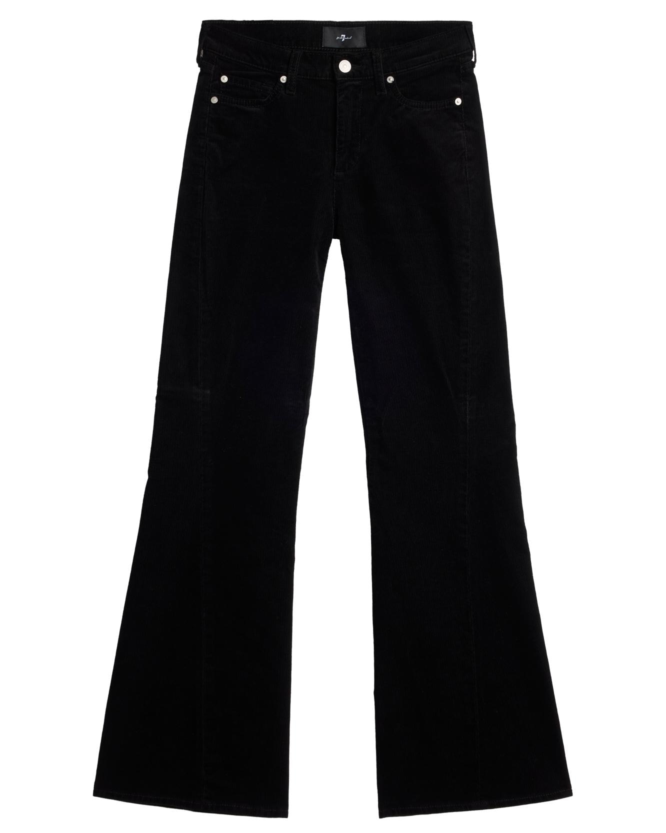 Vaquero campana de mujer twisted dojo tailorless de tiro medio - 7 For all mankind - Negro Negro-6