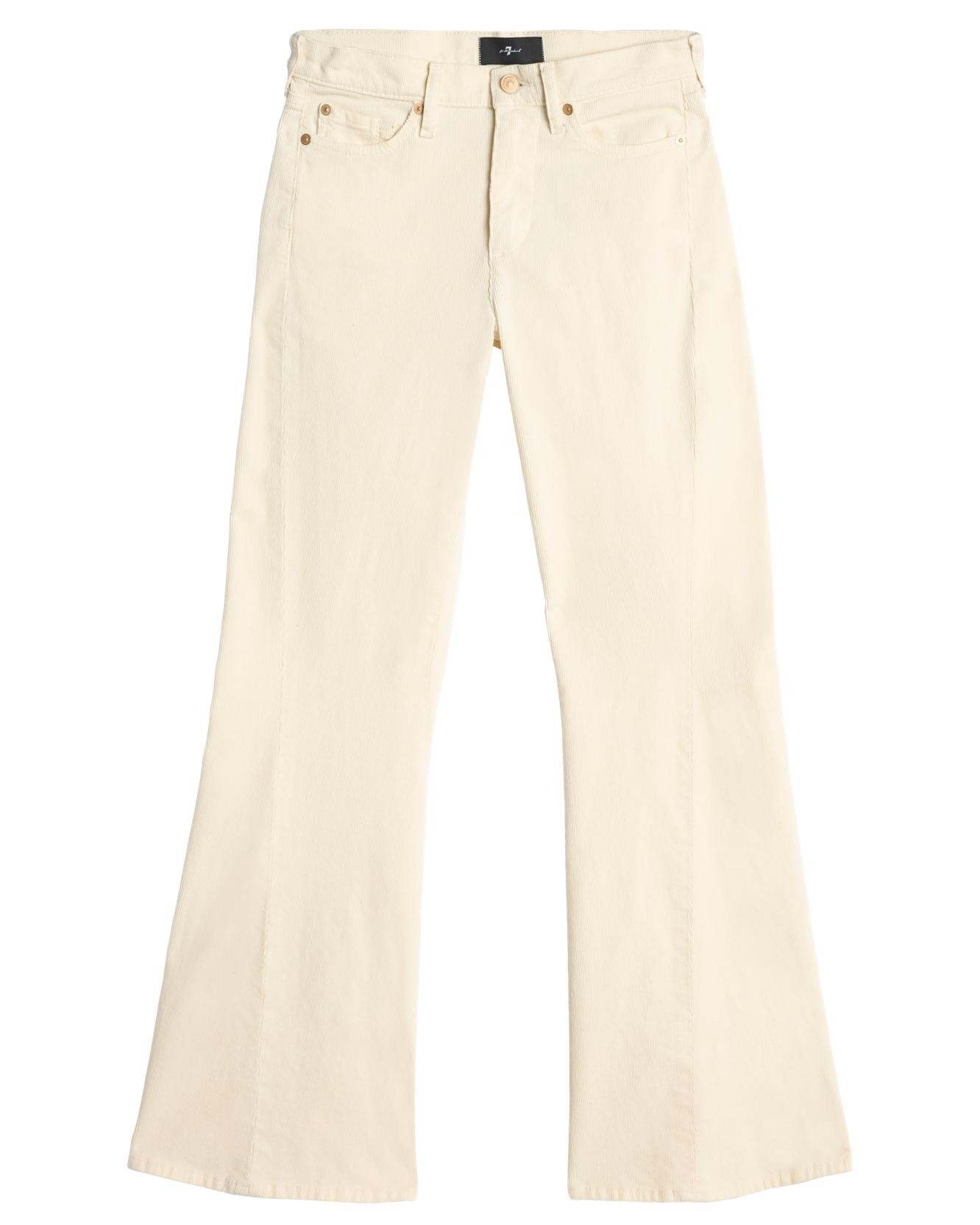 Vaqueros campana de mujer twisted dojo tailorless de tiro medio - 7 For all mankind - Blanco Blanco-6
