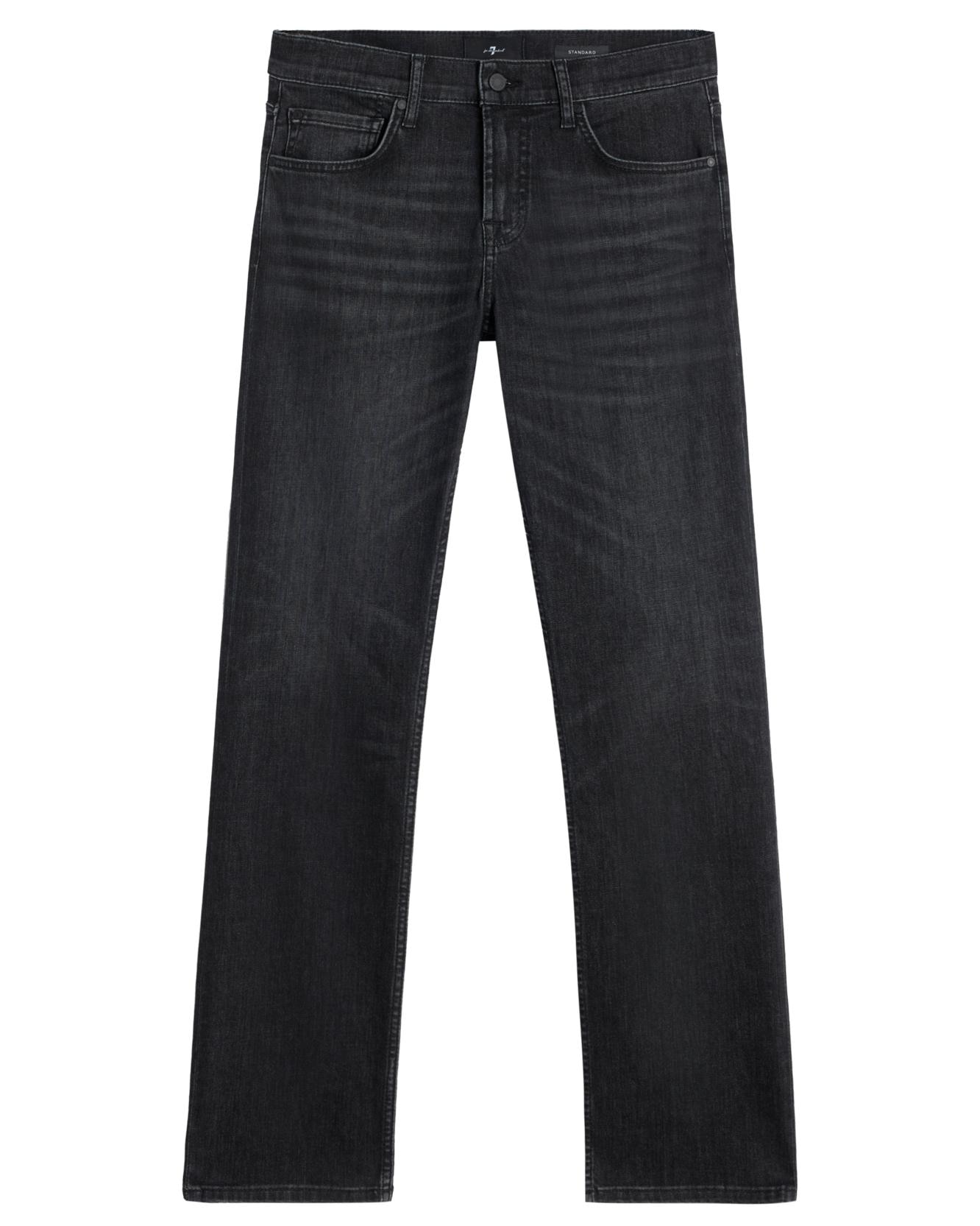 Vaqueros de hombre straight de tiro medio - 7 For all mankind - Negro Negro-6