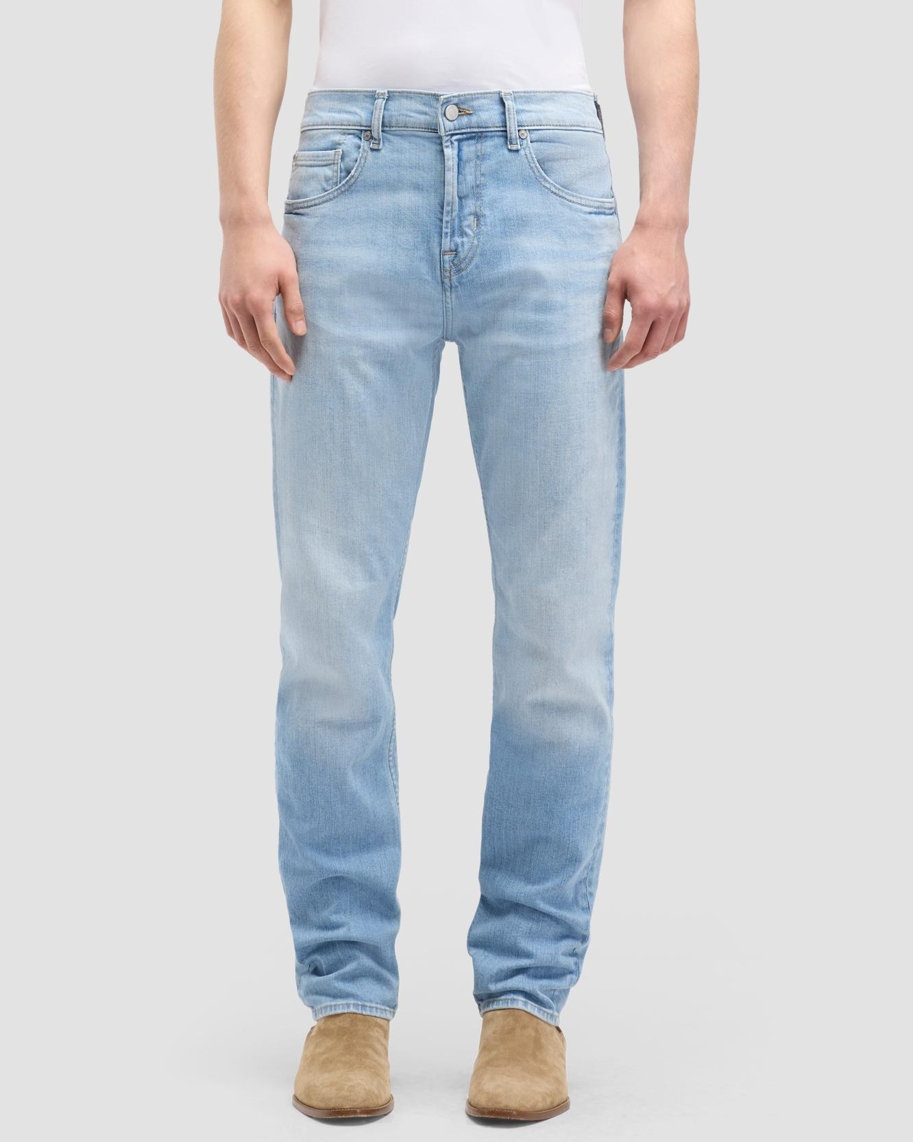 Imagen 2 de Vaqueros de hombre slimmy de tiro medio - 7 For all mankind - Azul claro Azul claro