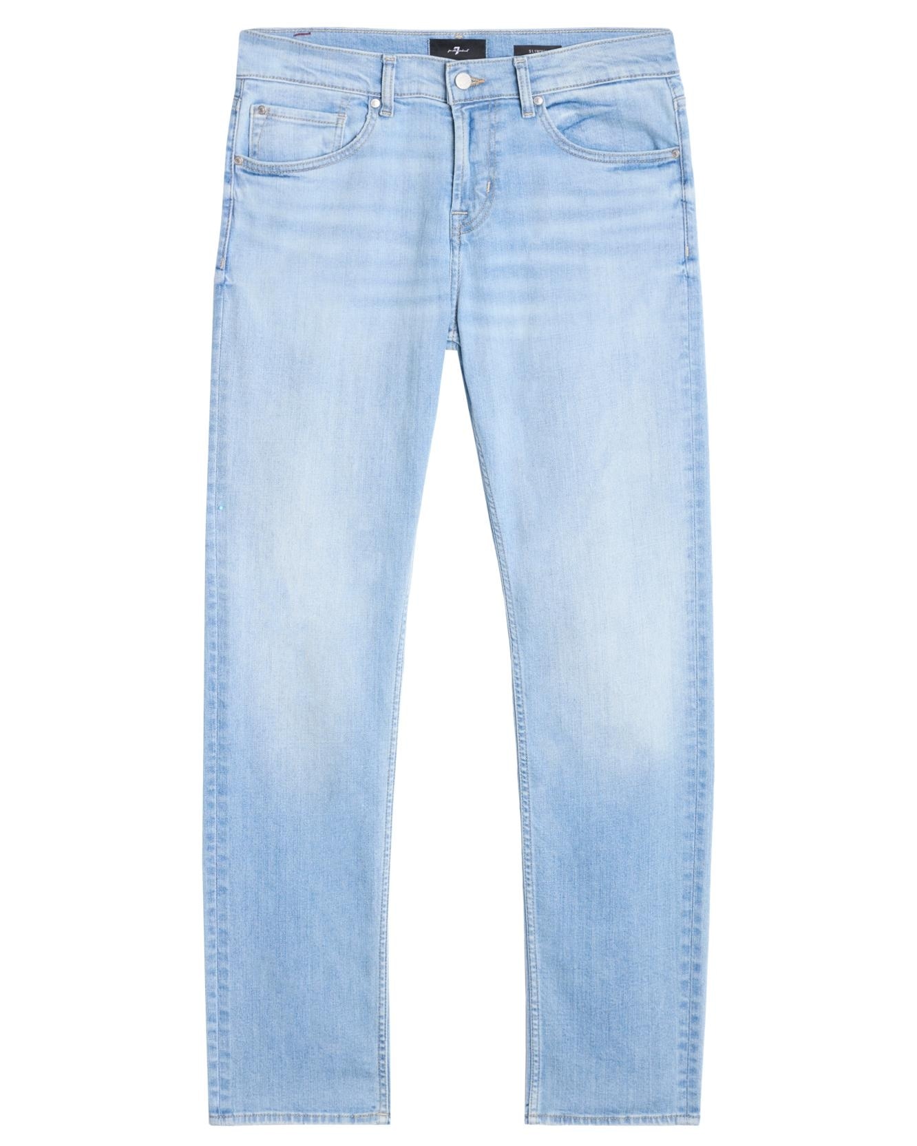 Imagen 6 de Vaqueros de hombre slimmy de tiro medio - 7 For all mankind - Azul claro Azul claro