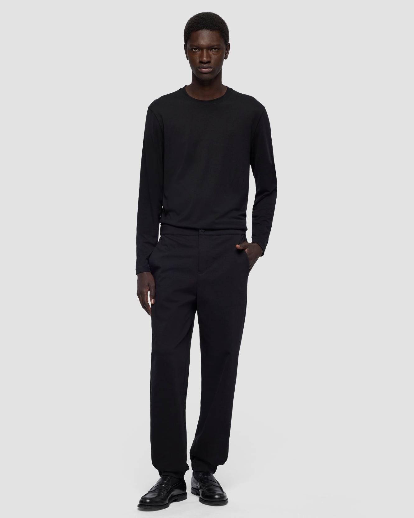 7 For all mankind - Pantalon de hombre slimmy de tiro medio en color negro.