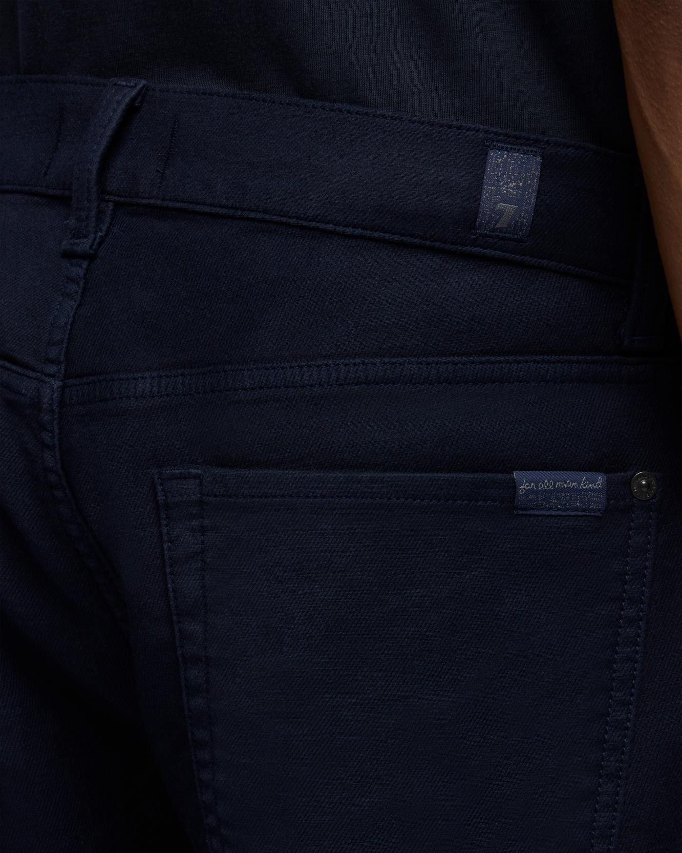 Pantalones de hombre slim de tiro medio en color - 7 For all mankind - Azul Azul-3