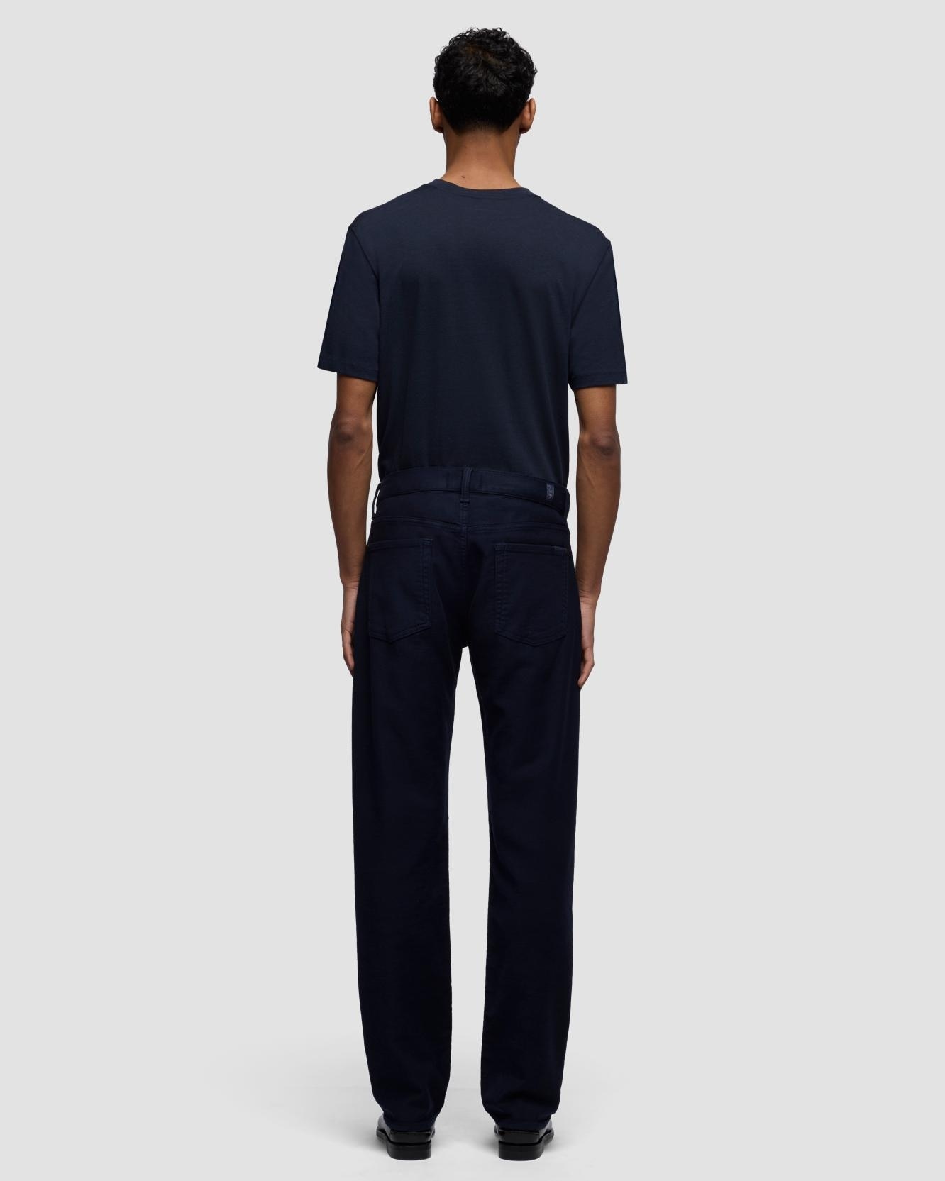 Pantalones de hombre slim de tiro medio en color - 7 For all mankind - Azul Azul-4