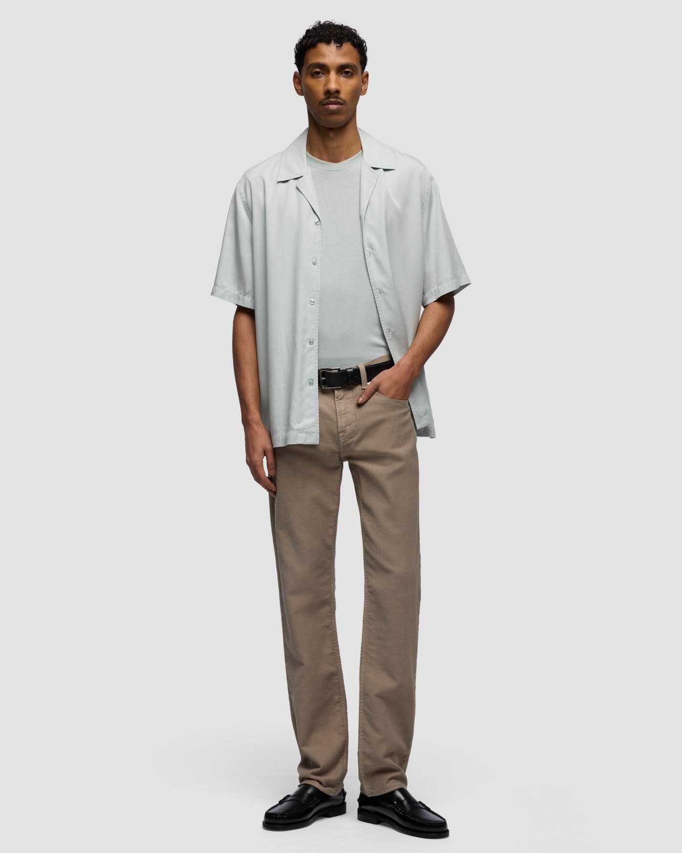 Pantalones de hombre slim de tiro medio en color azul - 7 For all mankind - Beige Beige-1