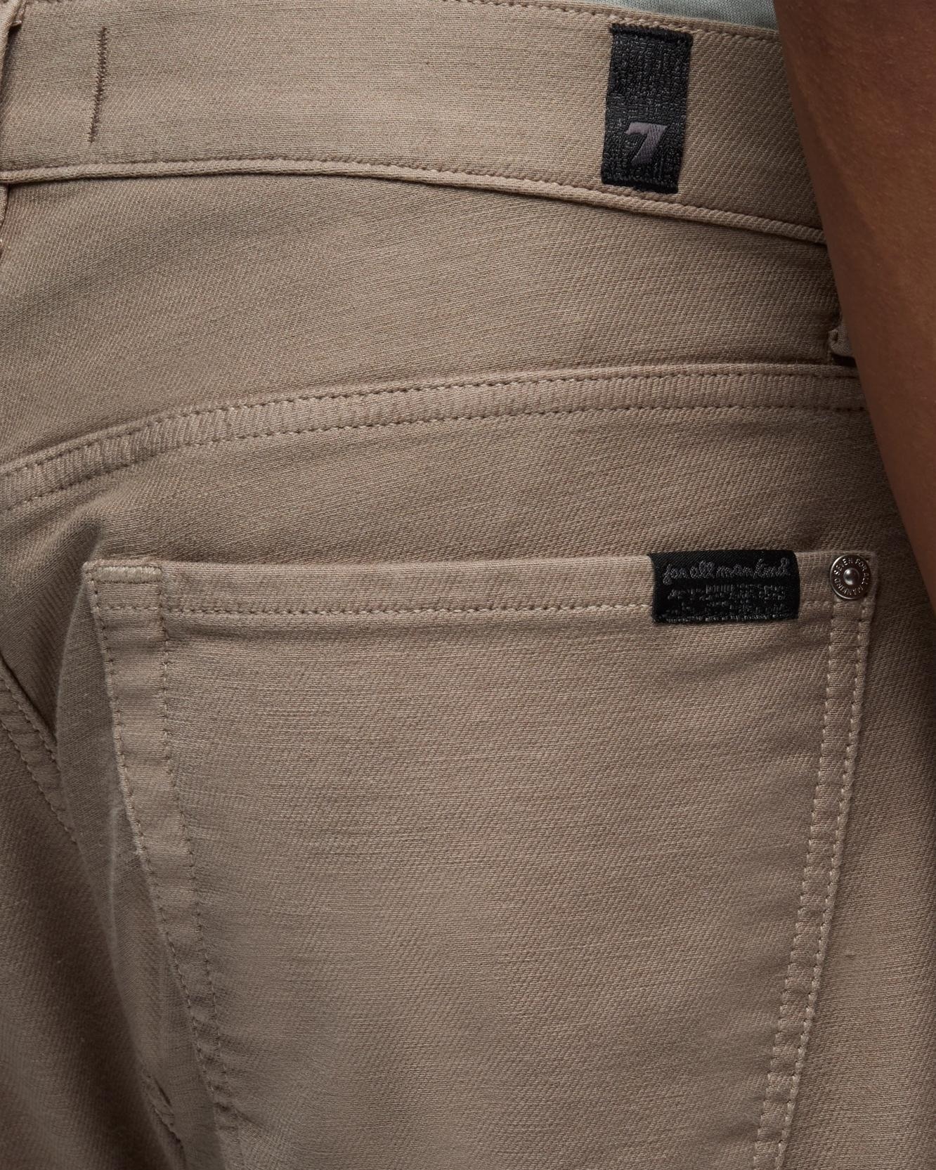 Pantalones de hombre slim de tiro medio en color azul - 7 For all mankind - Beige Beige-3