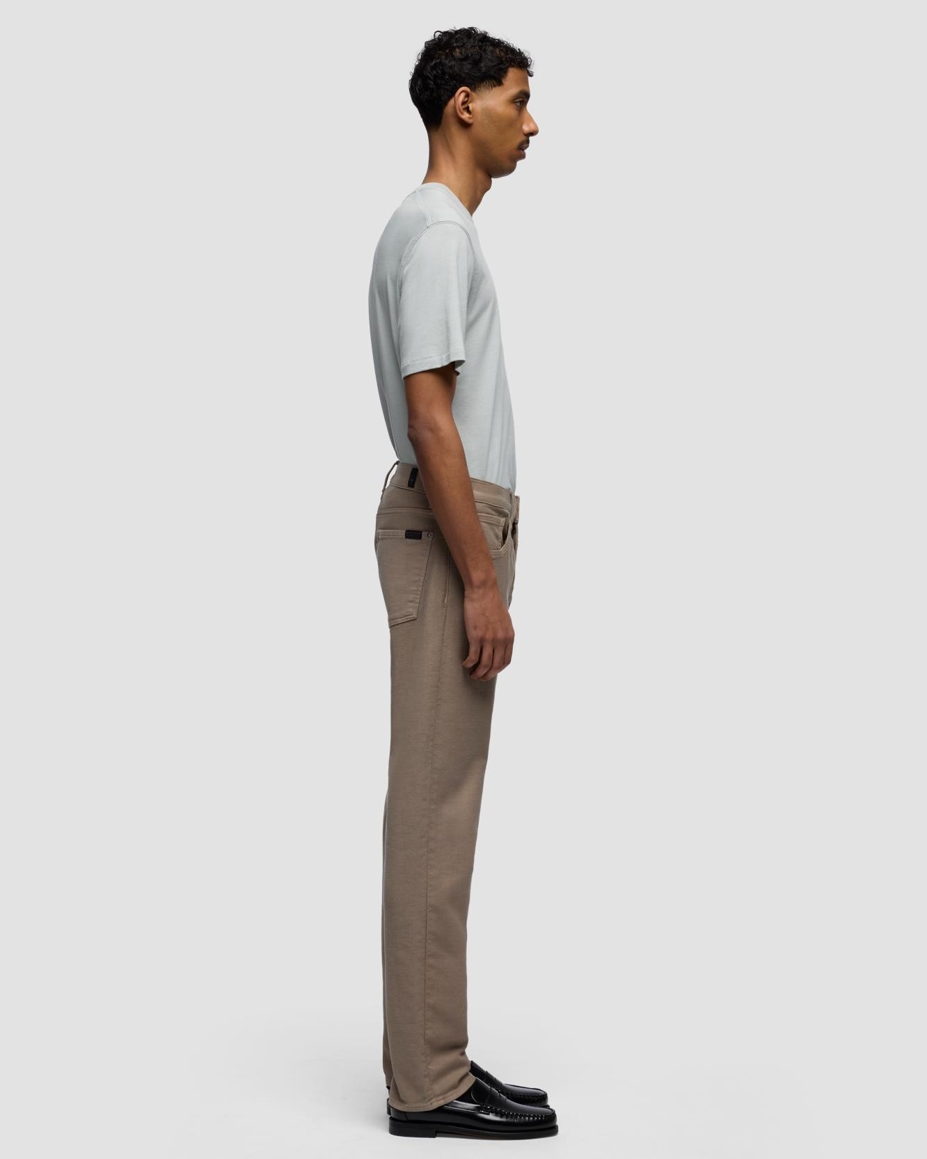 Pantalones de hombre slim de tiro medio en color azul - 7 For all mankind - Beige Beige-5