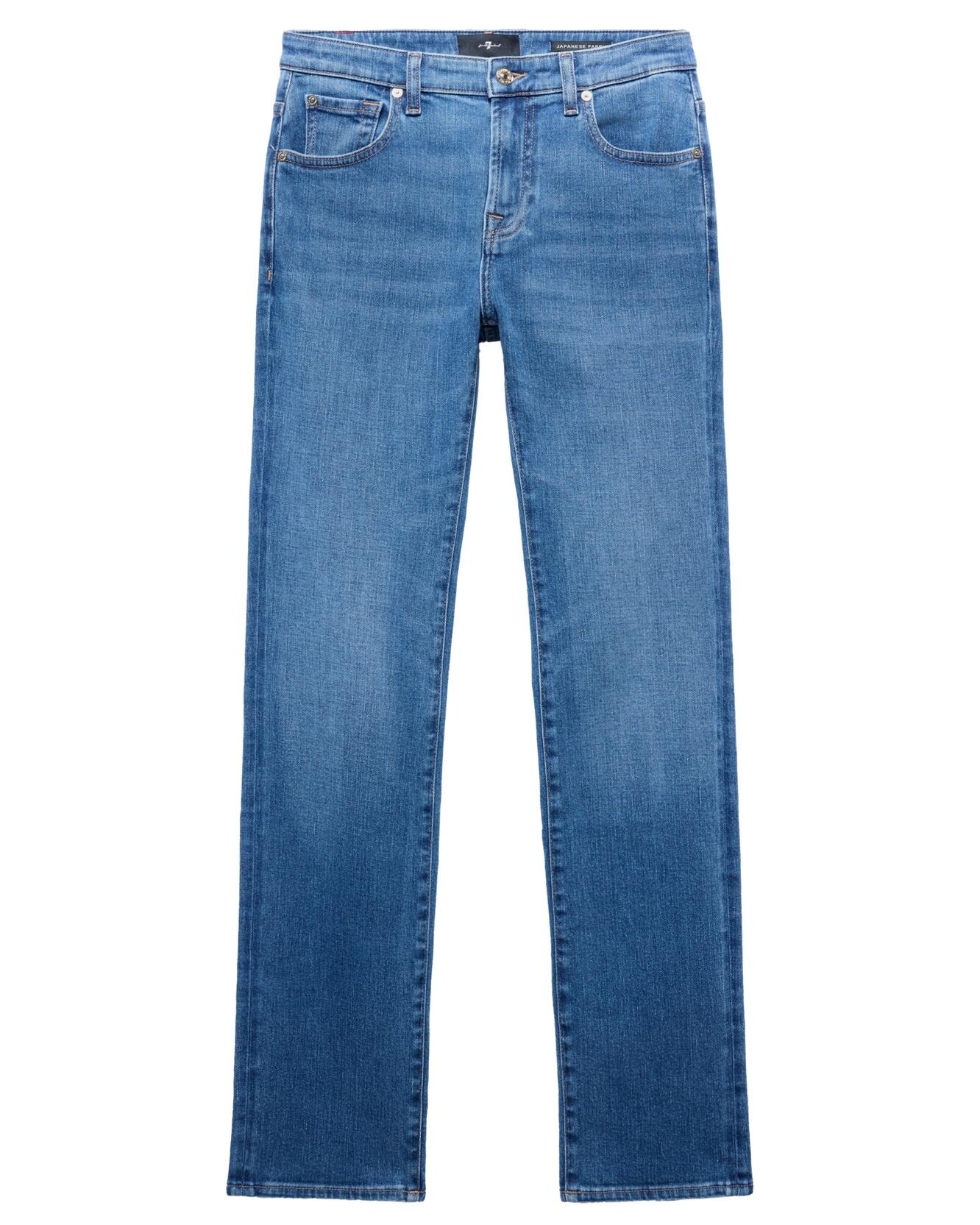 Vaqueros rectos de mujer the slim con cintura media - 7 For all mankind - Azul claro Azul claro-5