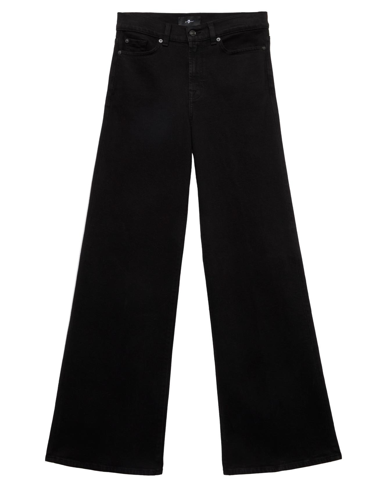 Imagen 5 de Vaqueros campana de mujer lotta con cintura alta - 7 For all mankind - Negro Negro