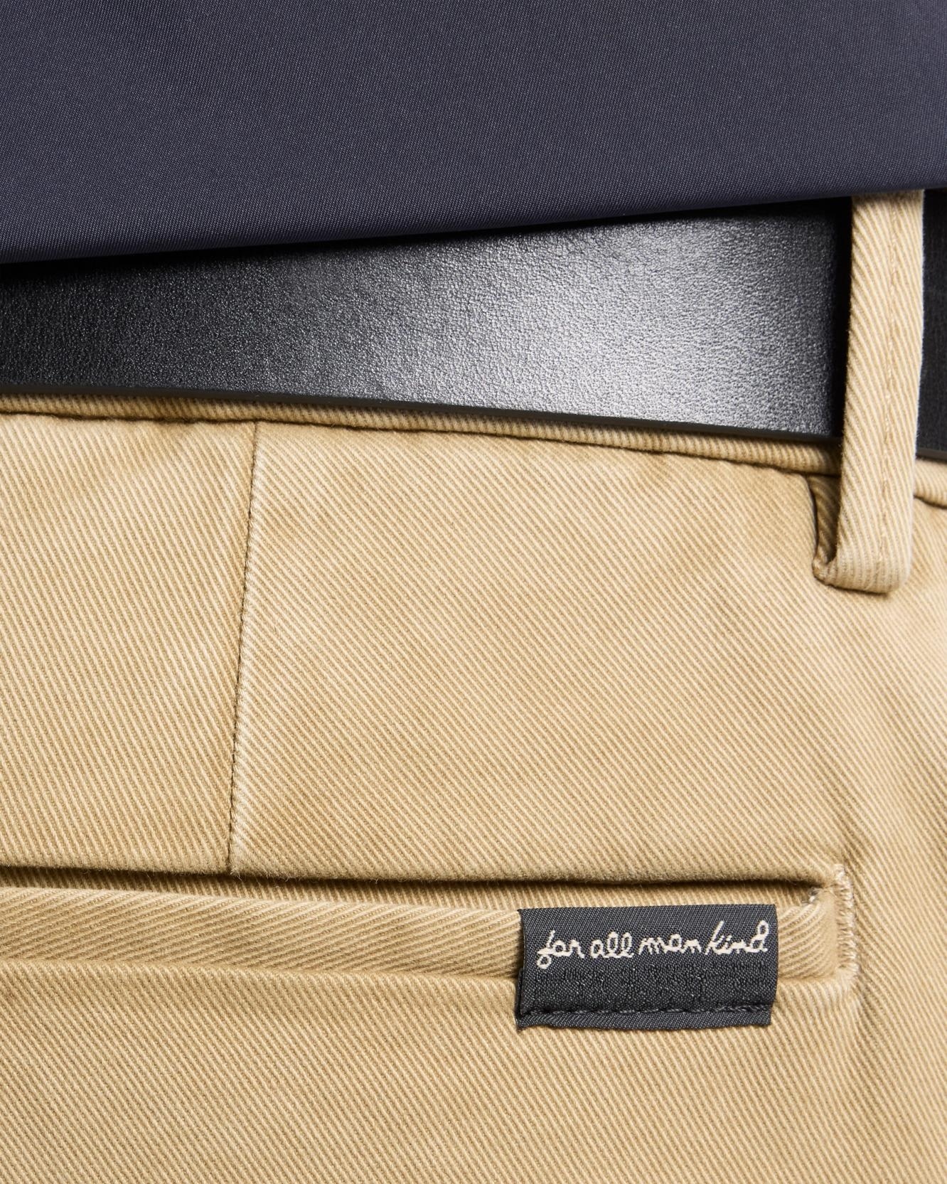 Pantalones de hombre slim chino de tiro medio en color beige - 7 For all mankind - Marrón Marrón-5