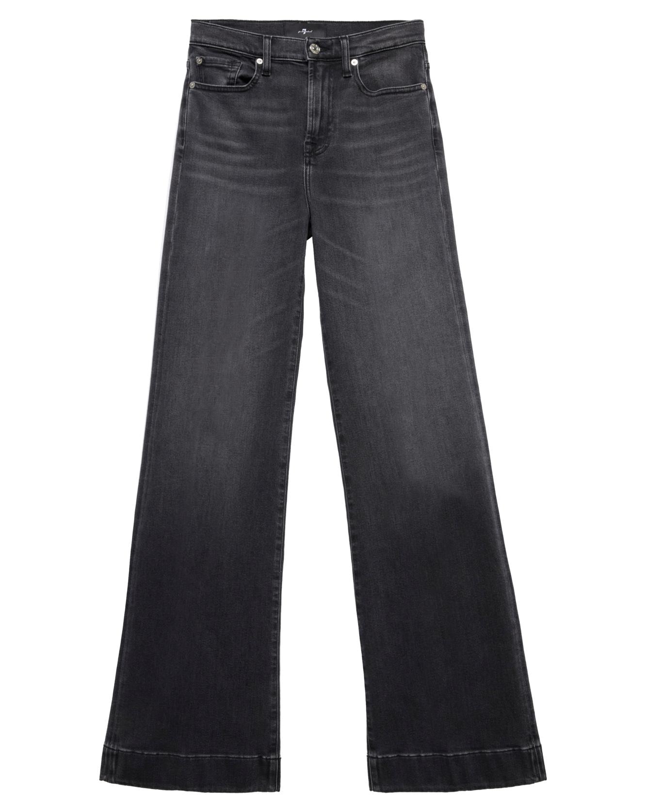 Vaqueros campana de mujer modern dojo con cintura alta - 7 For all mankind - Negro Negro-5