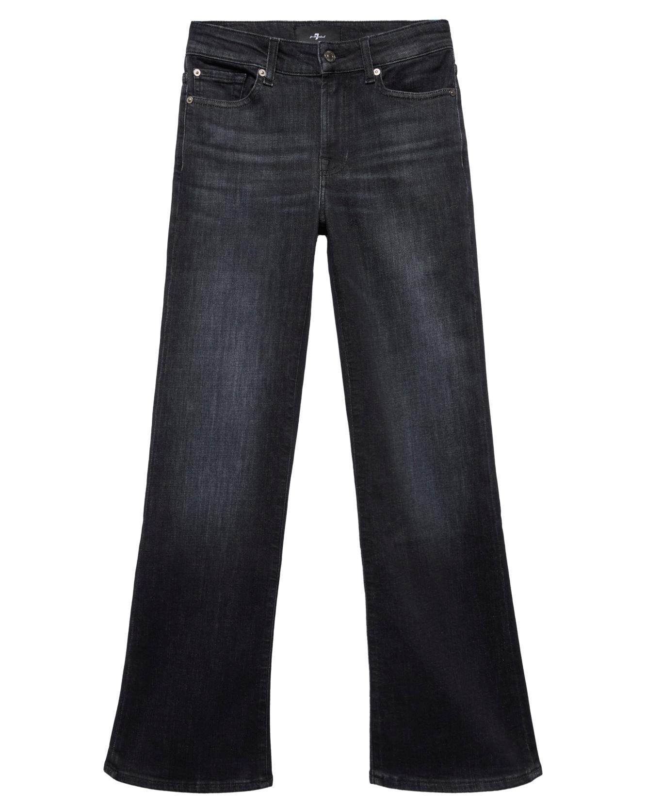 Imagen 5 de Vaqueros campana de mujer cropped boot con cintura media - 7 For all mankind - Negro Negro