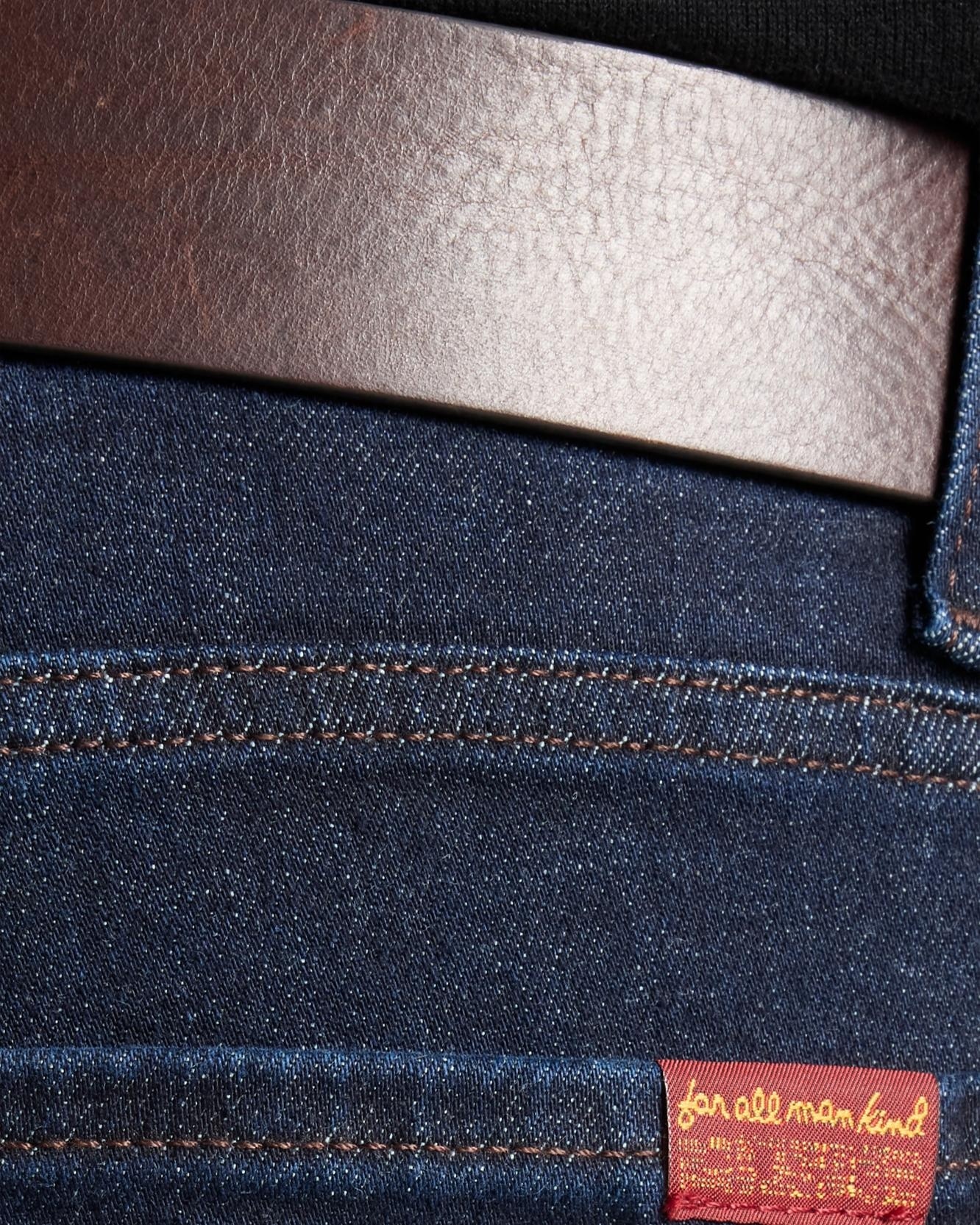 Imagen 3 de Vaqueros de hombre slim de tiro medio en color - 7 For all mankind - Azul oscuro Azul oscuro